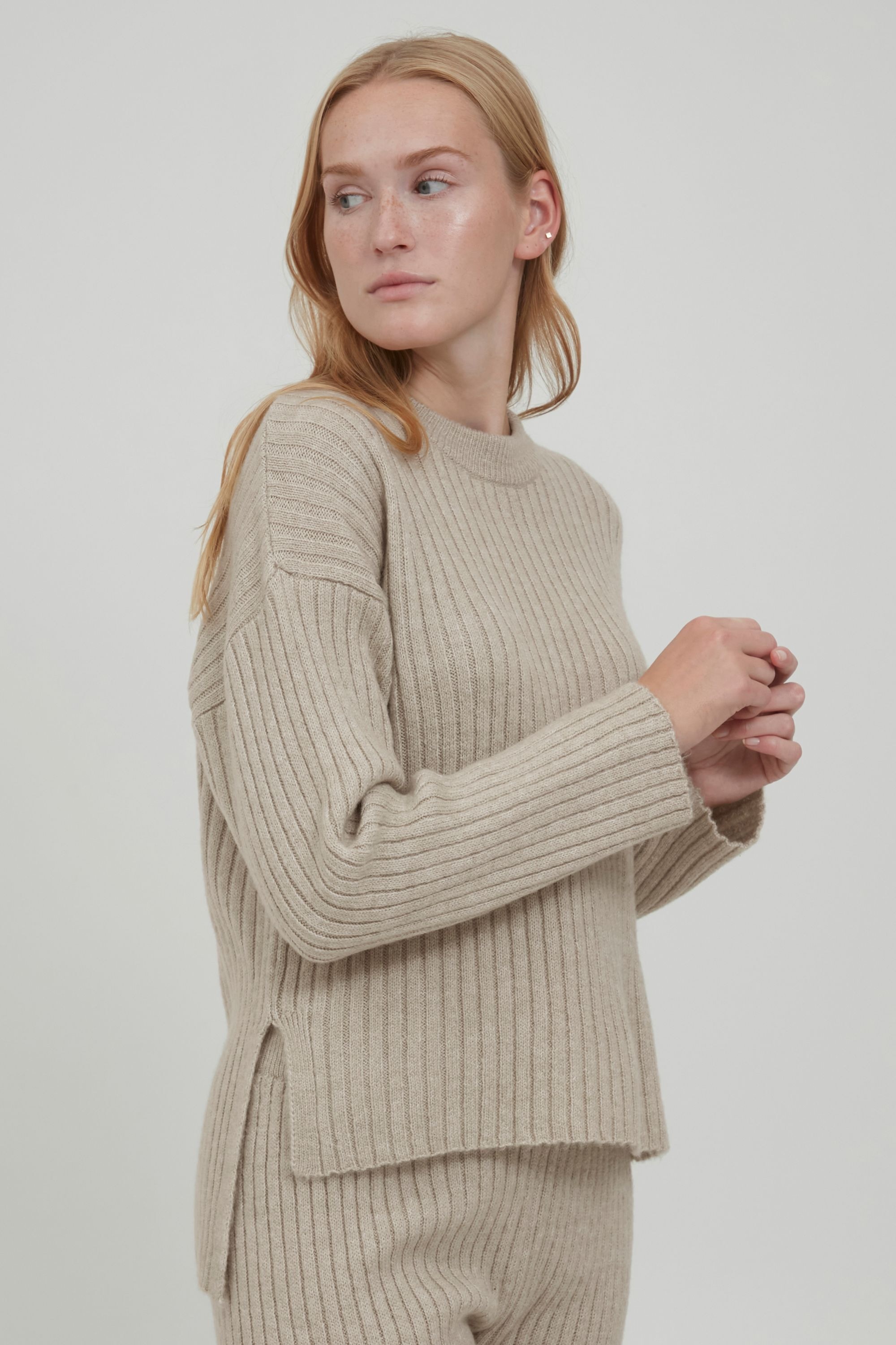 b.young Strickfleece-Pullover »Strickpullover BYNasika«