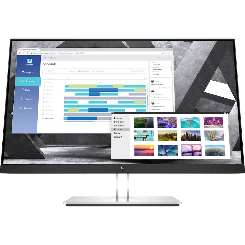 HP LED-Monitor »E27q G4«, 68,6 cm/27 Zoll, 2560 x 1440 px, QHD, 5 ms Reaktionszeit