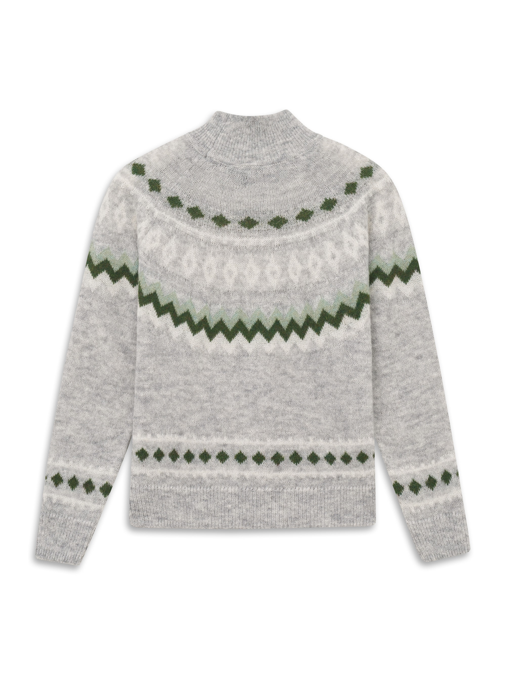 bugatti Rollkragenpullover »Regular Fit« Regular Fit Alpaka Norwegermuster