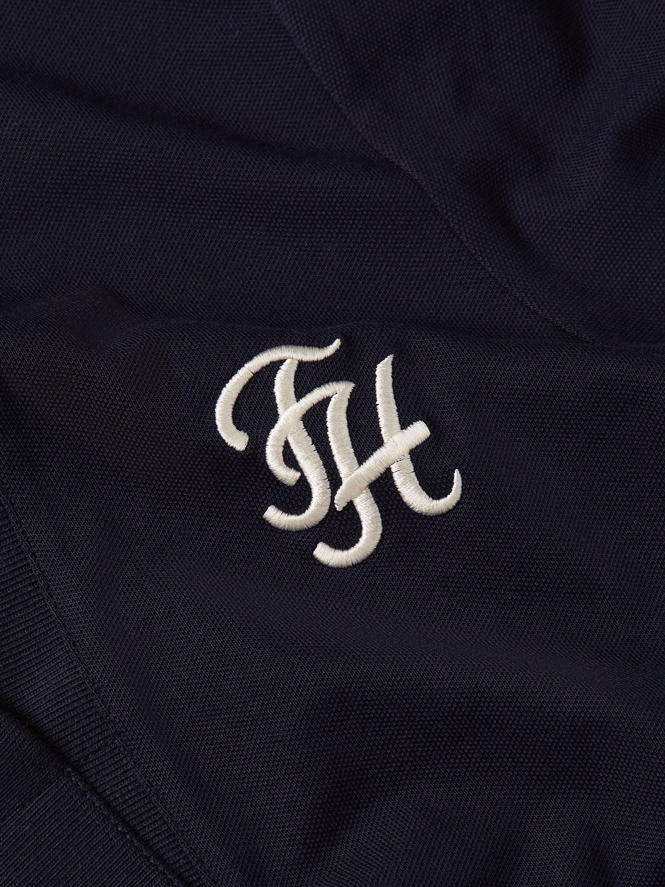 Tommy Hilfiger Poloshirt »SLIM TH SCRIPT OPN-NK POLO SS«, mit Tommy Hilfiger Script Logo-Schriftzug