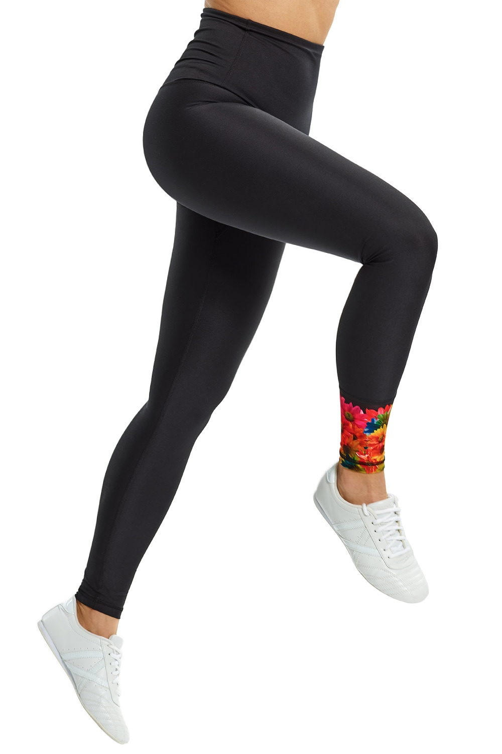 Winshape Leggings »HWL106-Rainbow-Flowers«, Core-Stability-Bund mit Bauch-Weg-Effekt