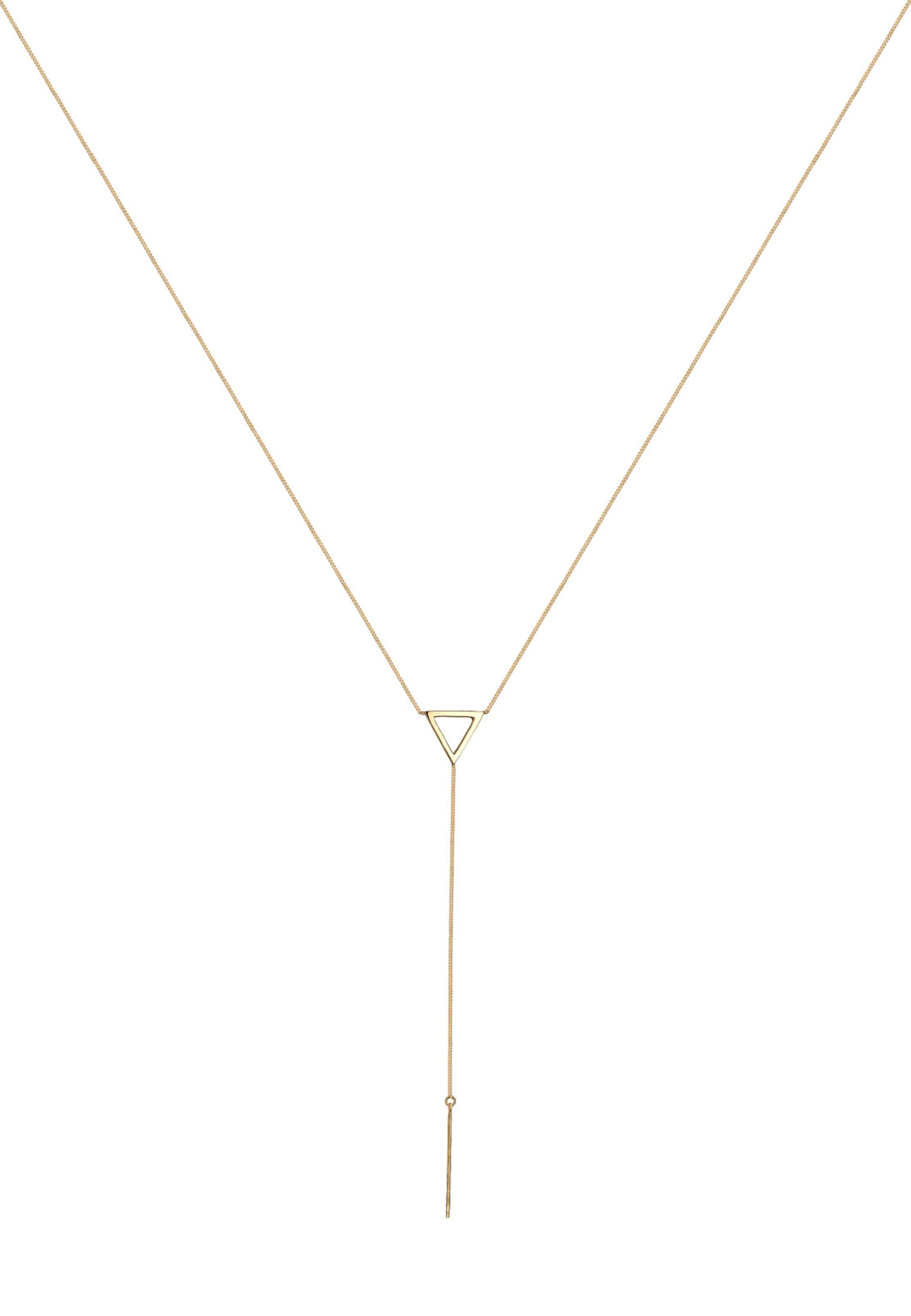 Elli Y-Kette »Halskette Y-Kette Dreieck Geo 925 Sterling Silber«