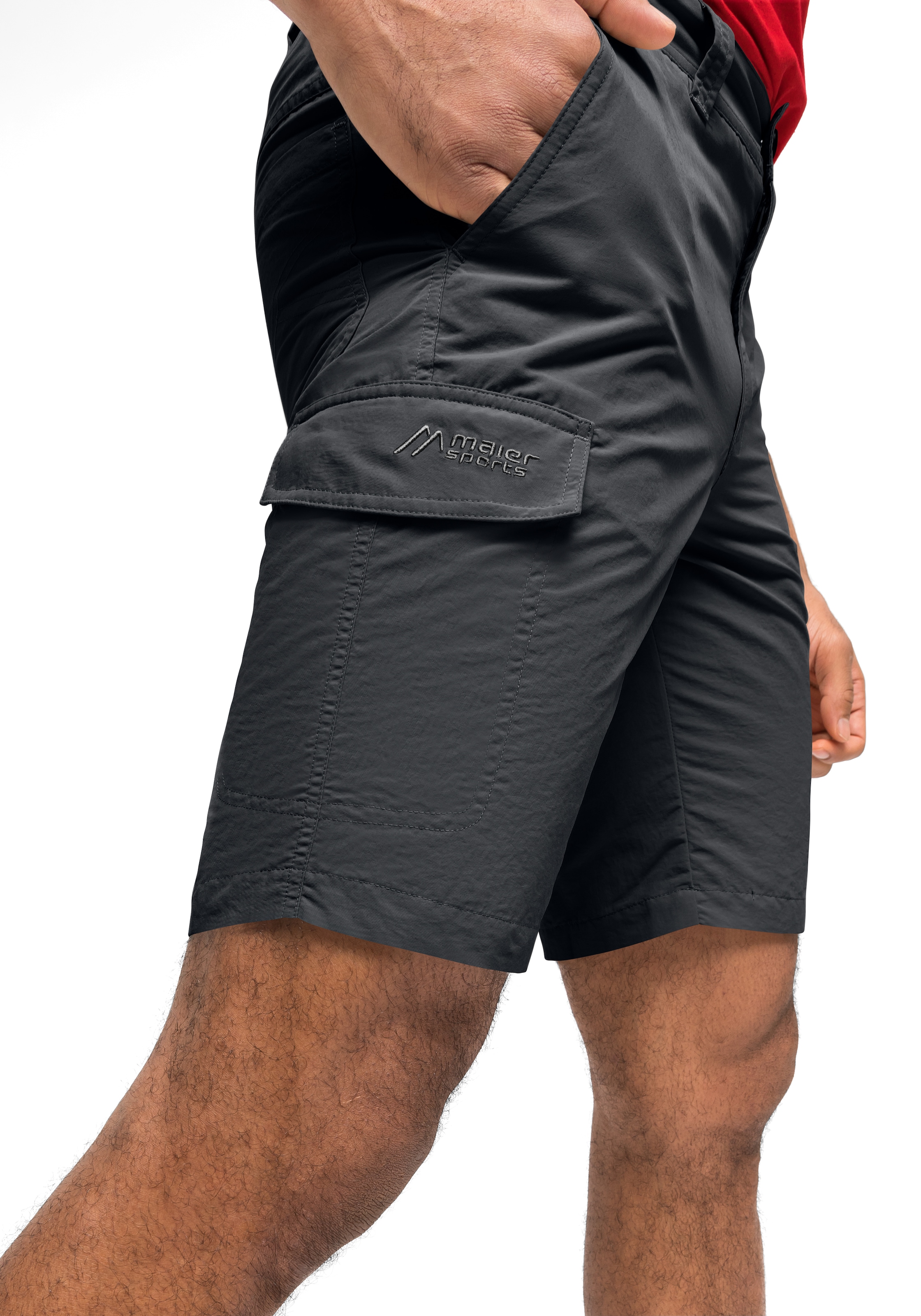 Maier Sports Funktionsshorts »Main«, Herren Shorts, kurze Outdoor-Hose, Bermuda mit 4 Taschen, Regular Fit