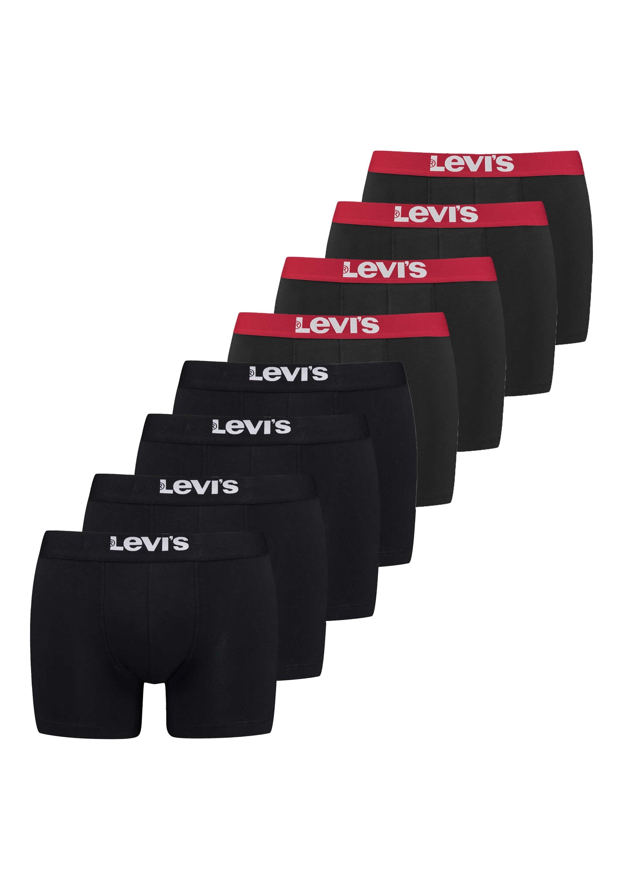 Levi's® Boxershorts »Boxershort SOLID BASIC BOXER BRIEF ORG CO 4P ECOM 8er Pack«