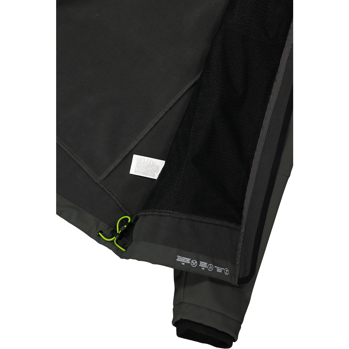 CMP Softshelljacke mit Kapuze mit hochschließendem Kragen, 3-lagig, wasserabweisend, winddicht