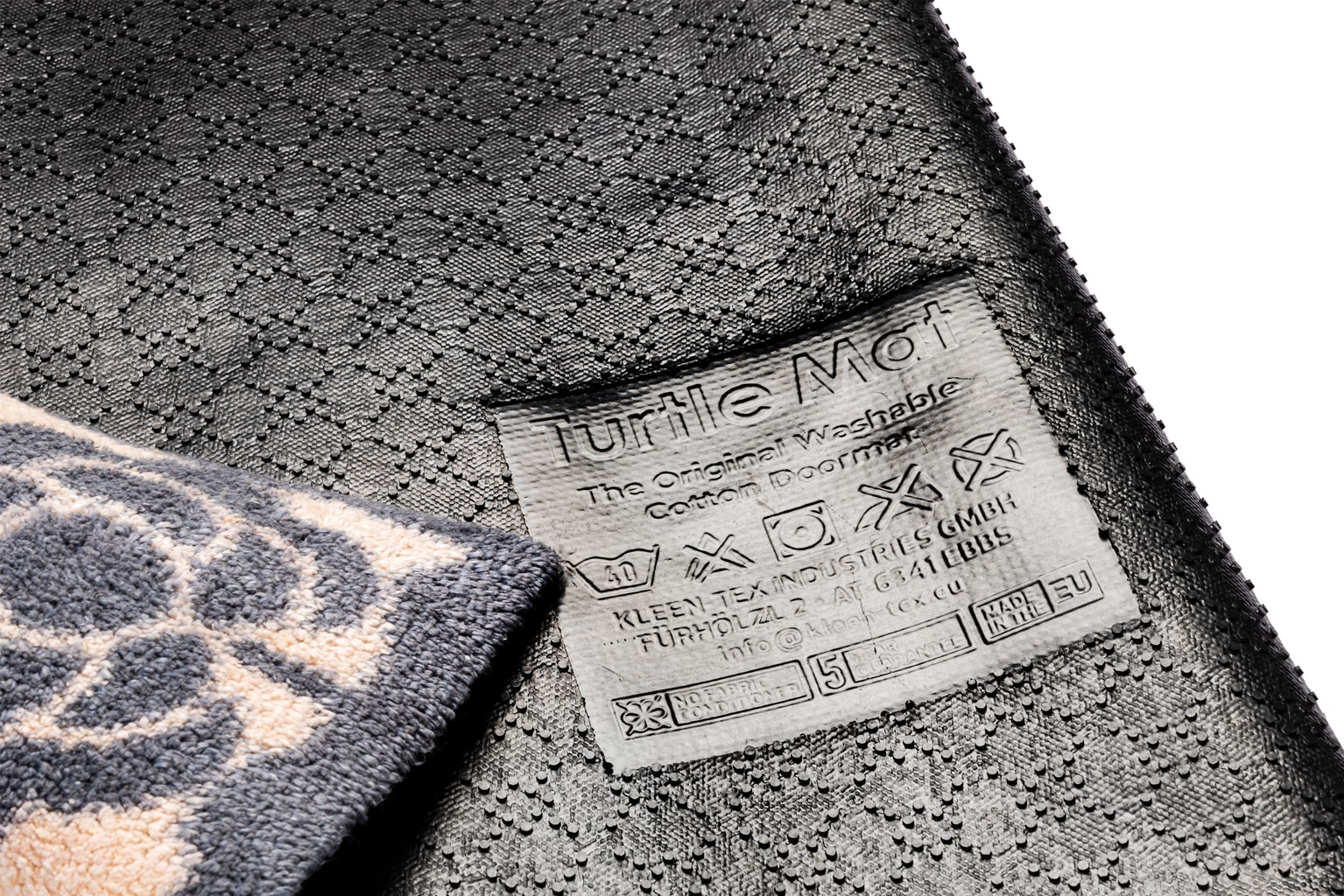 Turtle Mat Fußmatte »Pop Flowers Neutral«, rechteckig, 9 mm Höhe
