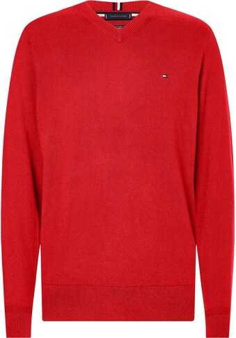 Tommy Hilfiger V-Ausschnitt-Pullover »PIMA ORG CTN CASHMERE V NECK« kaufen