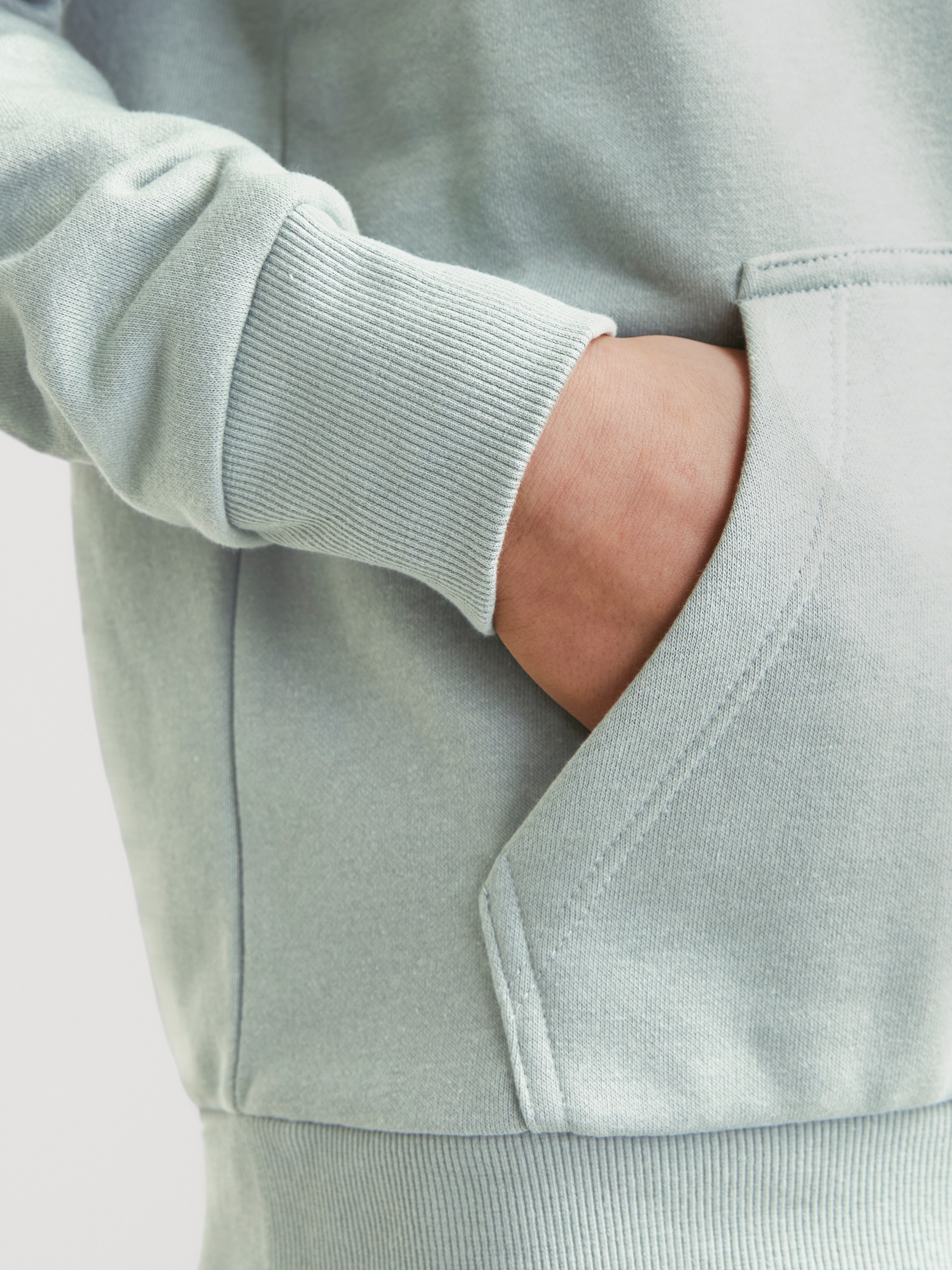 Jack & Jones Junior Kapuzensweatshirt »JJECALEB VARSITY SWEAT HOOD NOOS JNR«