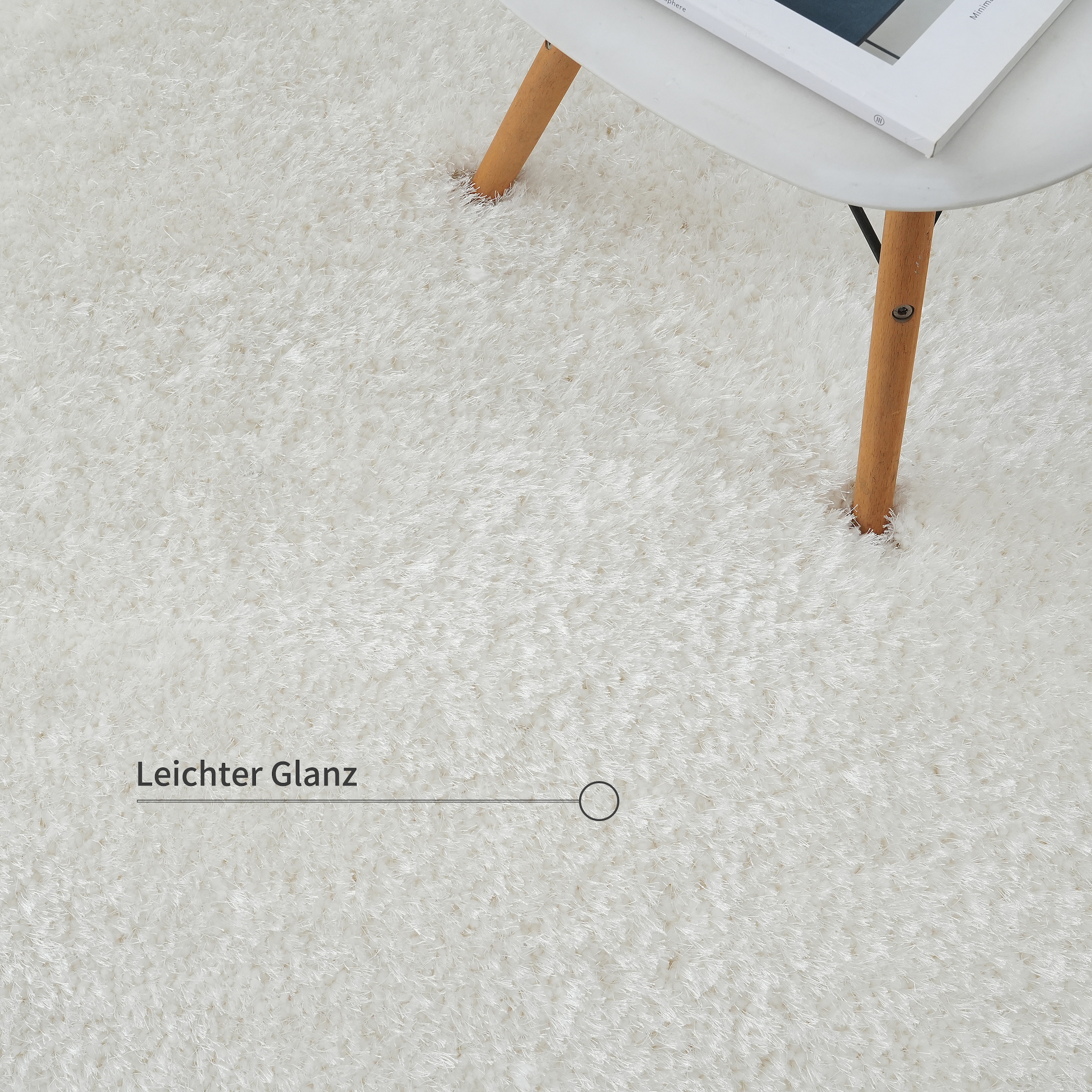 Guido Maria Kretschmer Home&Living Hochflor-Teppich »Micro exclusiv Teppich, sehr hoher Flor, weich durch Mikrofaser«, rechteckig, 78 mm Höhe, sehr weich, flauschig, uni, Wohnzimmer, Schlafzimmer, Kinderzimmer