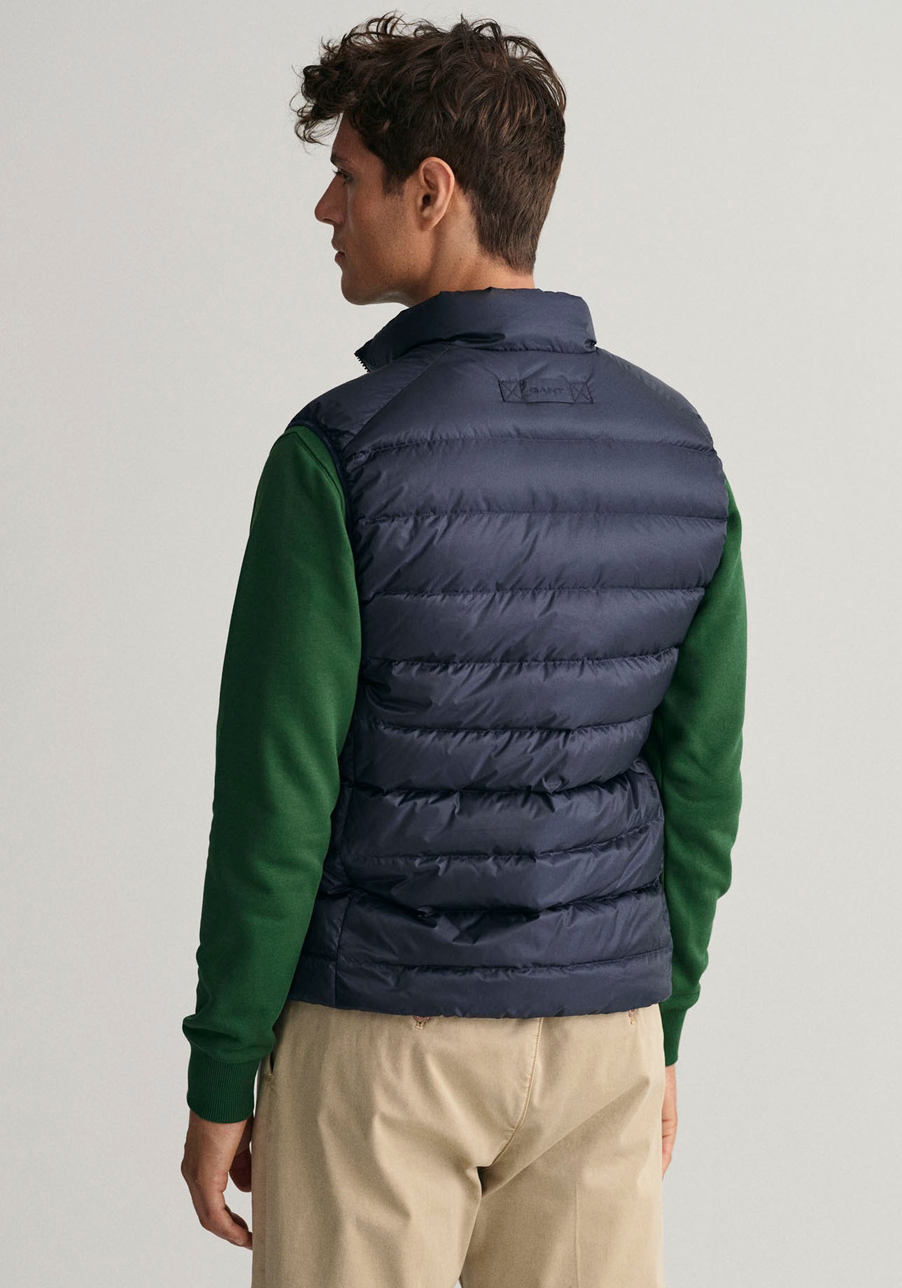 Gant Steppweste »LIGHT GILET«, im Streifen-Stepp-Look