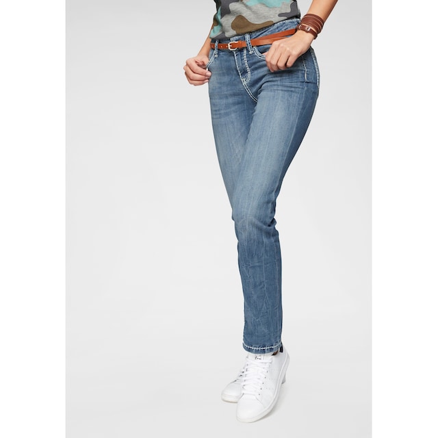 SOCCX Gerade Jeans »Romy«, mit markanten Dekosteppnähten im OTTO Online Shop