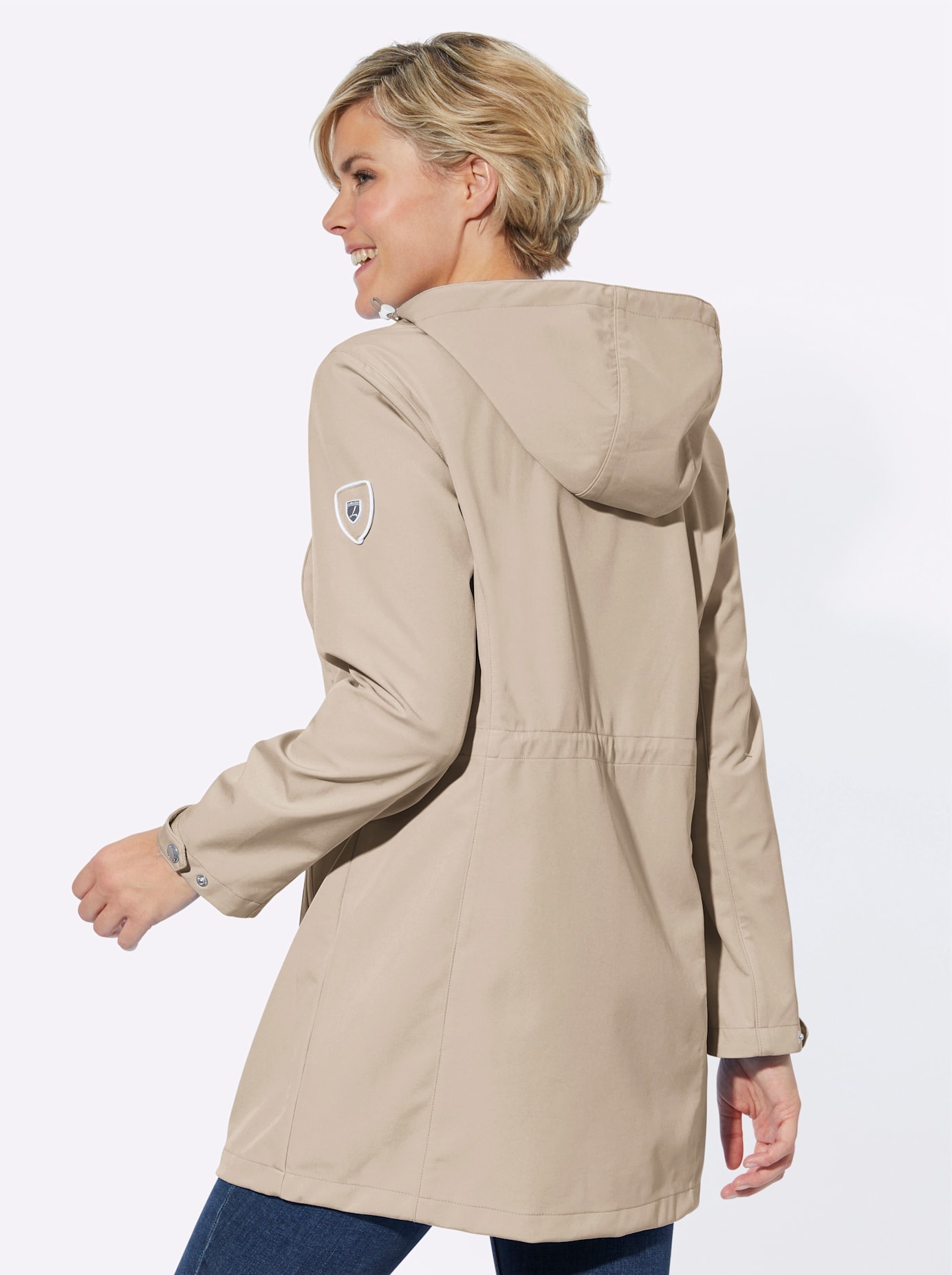 Casual Looks Softshelljacke, mit Kapuze