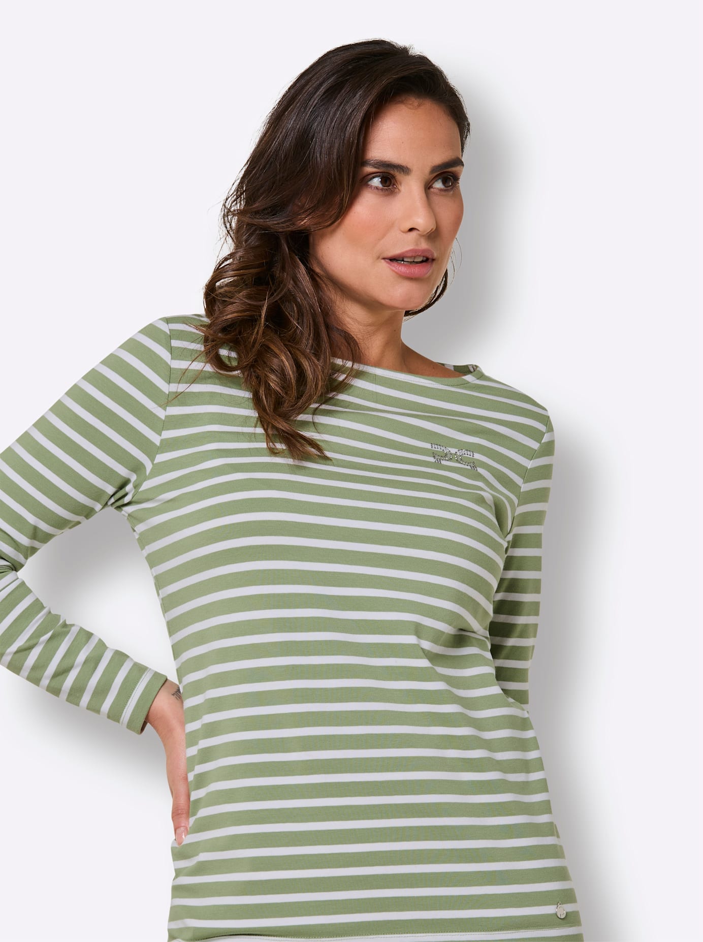 CREATION L PREMIUM Langarmshirt »Pima-Baumwoll-Shirt« 1