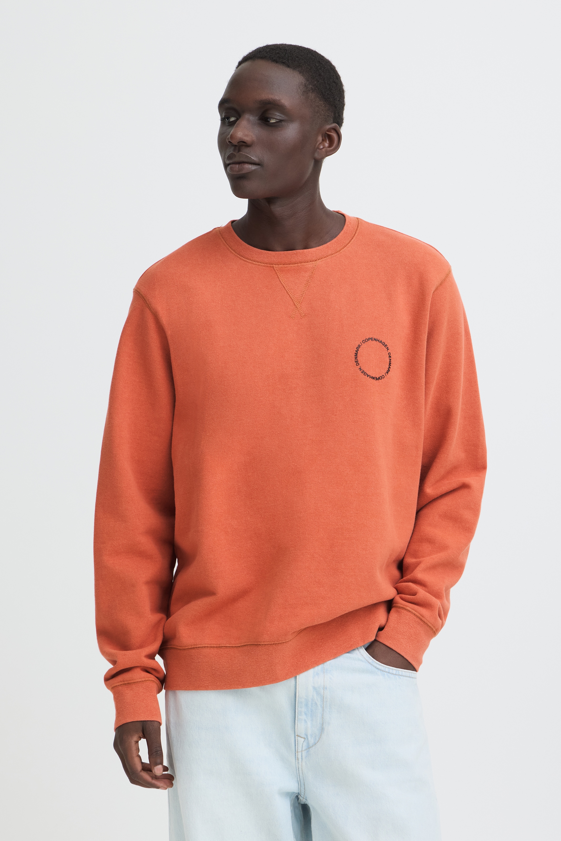 Blend Sweatshirt »BHKHARI WASH CREW SWEAT«, Baumwolle, regular fit
