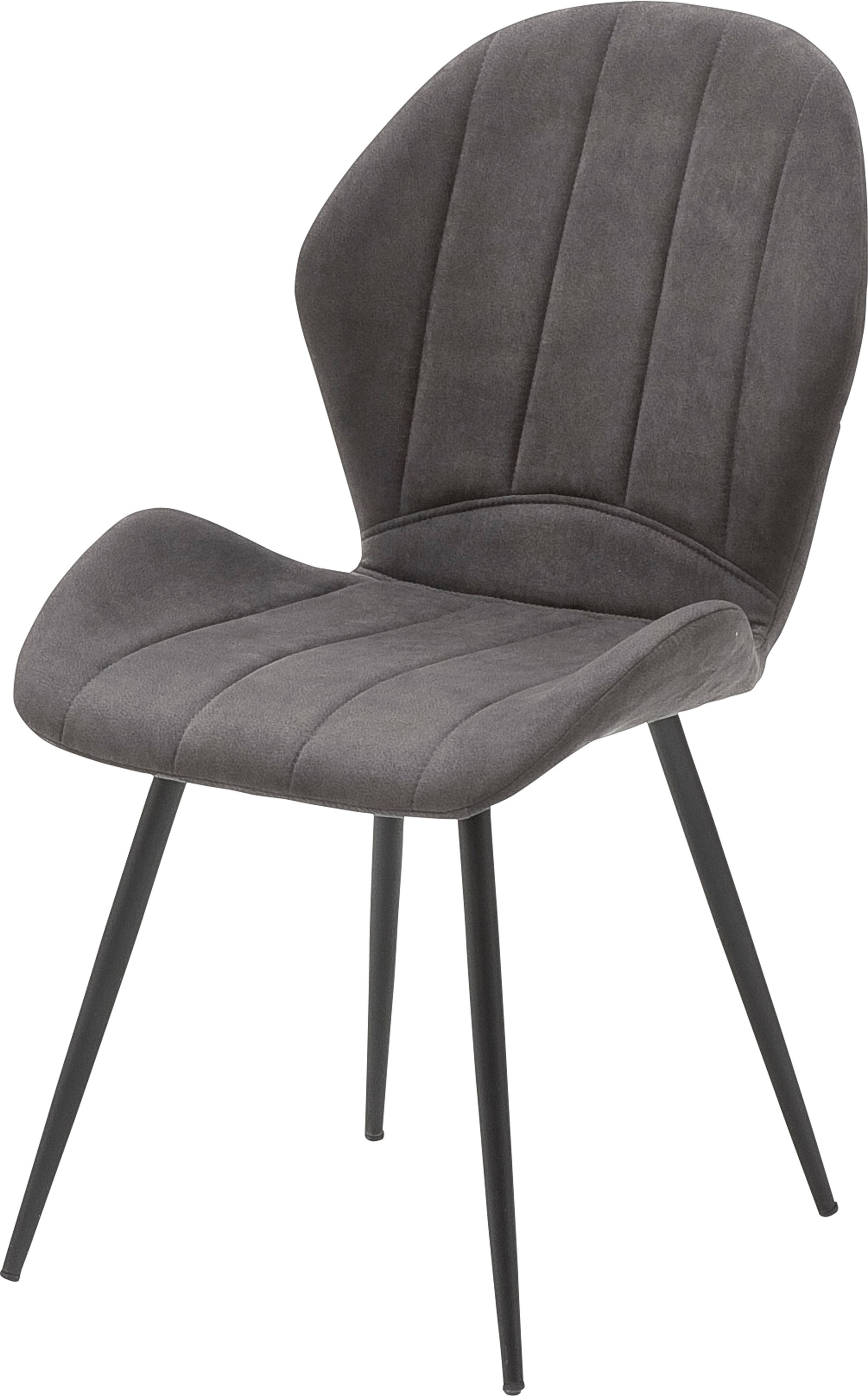 MCA furniture 4-Fußstuhl »Lima«, (Set), 2 St., 2er Set Stühle mit  Stoffbezug im Antiklook, Stuhl belastbar bis 120 kg online kaufen