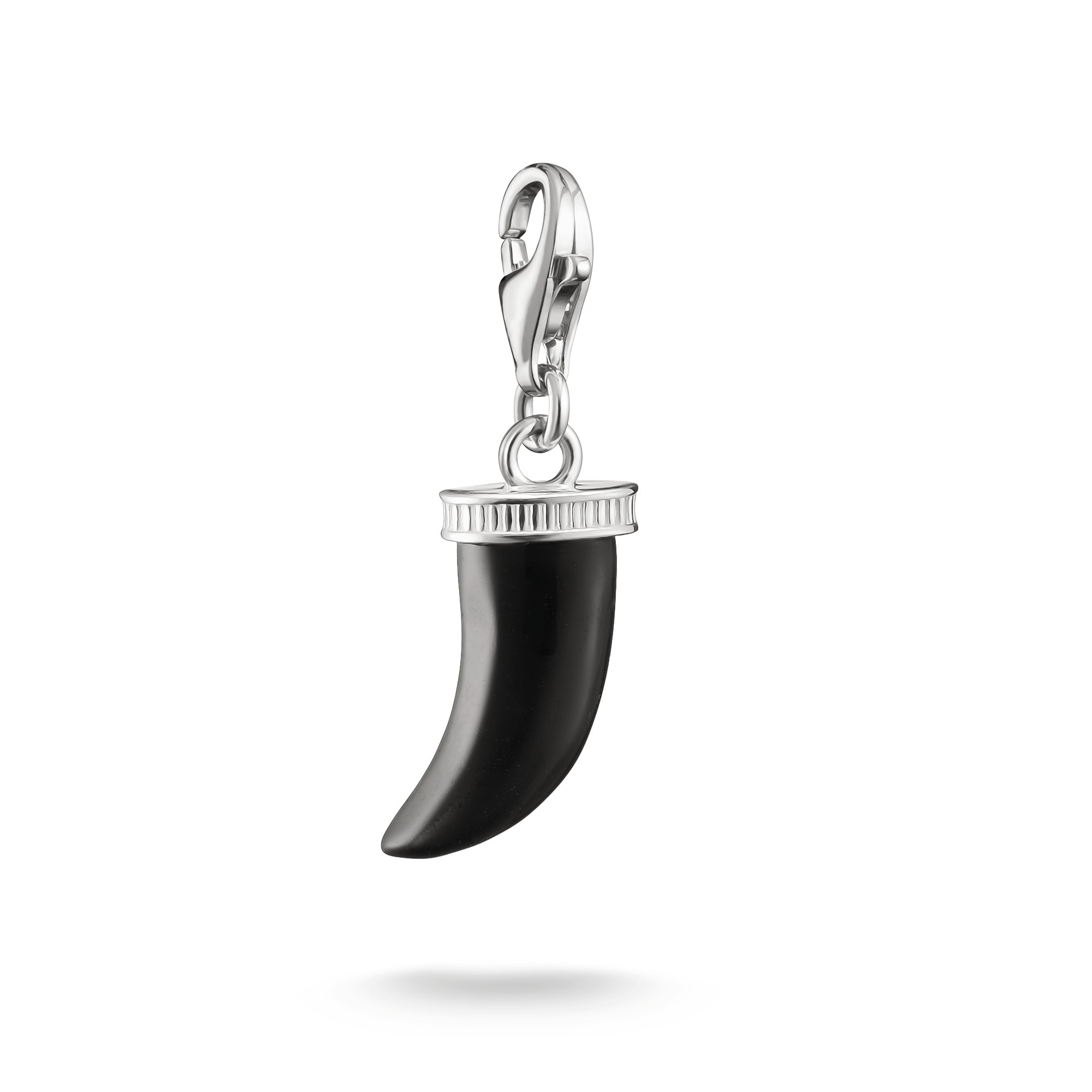 THOMAS SABO Charm-Einhänger »Zahn-Charm - Original« mit Türkis-Imitat oder Obsidian