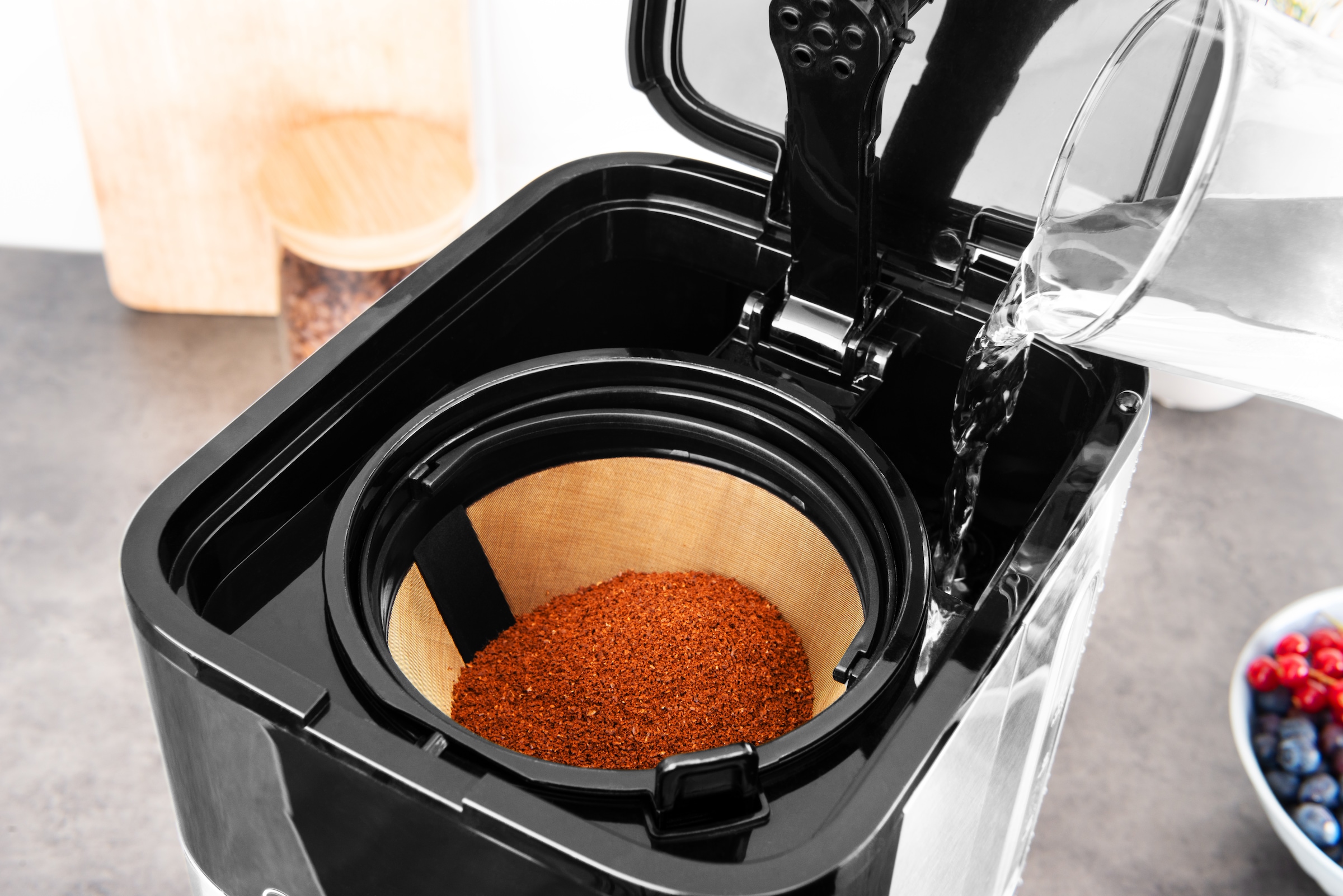 Gastroback Filterkaffeemaschine »Design Essential 42701« 1,5 l Kaffeekanne Edelstahlfilter 1x4