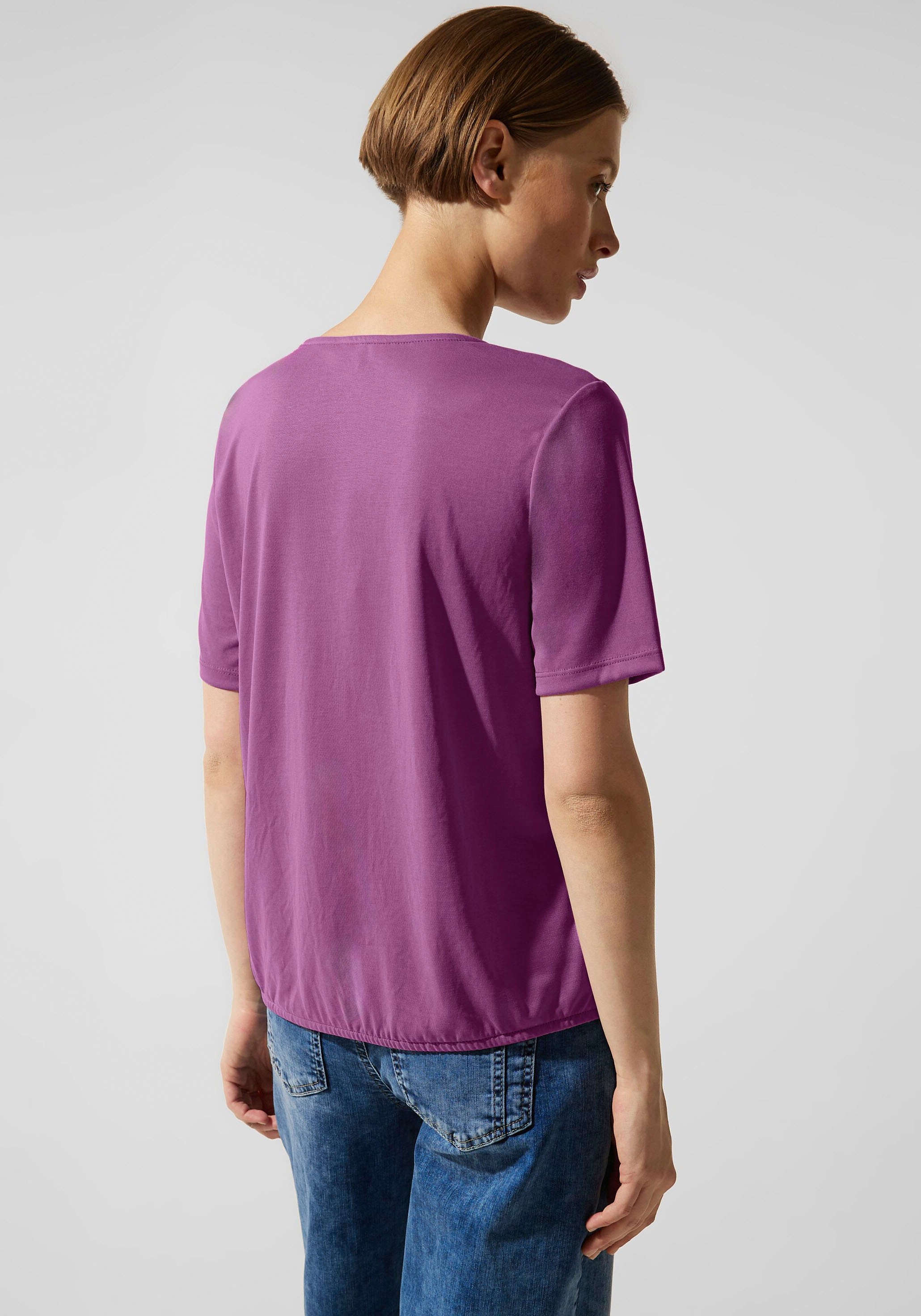 STREET ONE Shirttop, im Seidenlook