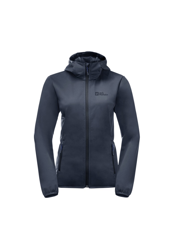 Softshelljacke »WINDHAIN HOODY W«, mit Kapuze