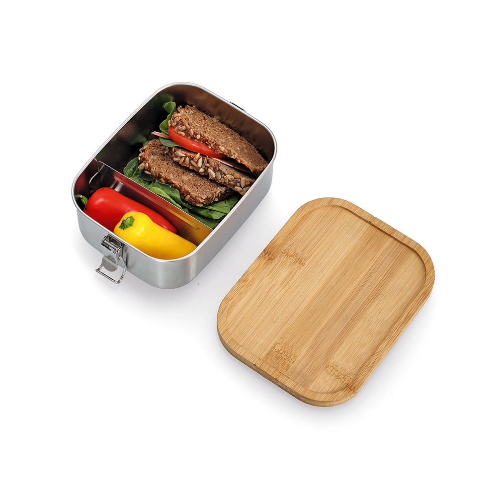 Zeller Present Lunchbox, (1 tlg.), hochwertige Edelstahl Brotdose