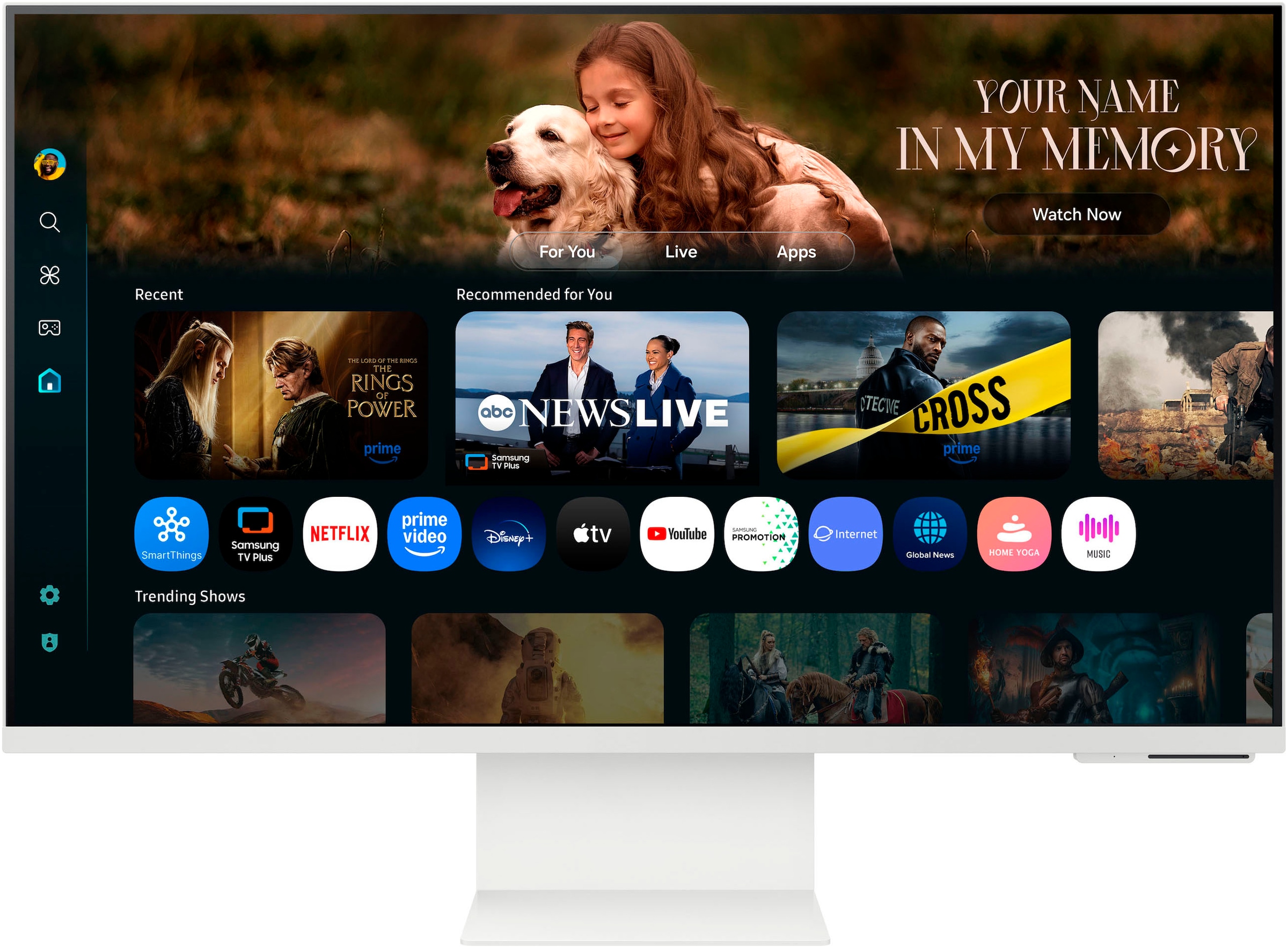 Samsung Smart Monitor »S32FM801UU« 80 cm/32 ″  3840 x 2160 px 4 Reaktionszeit 60 Hz