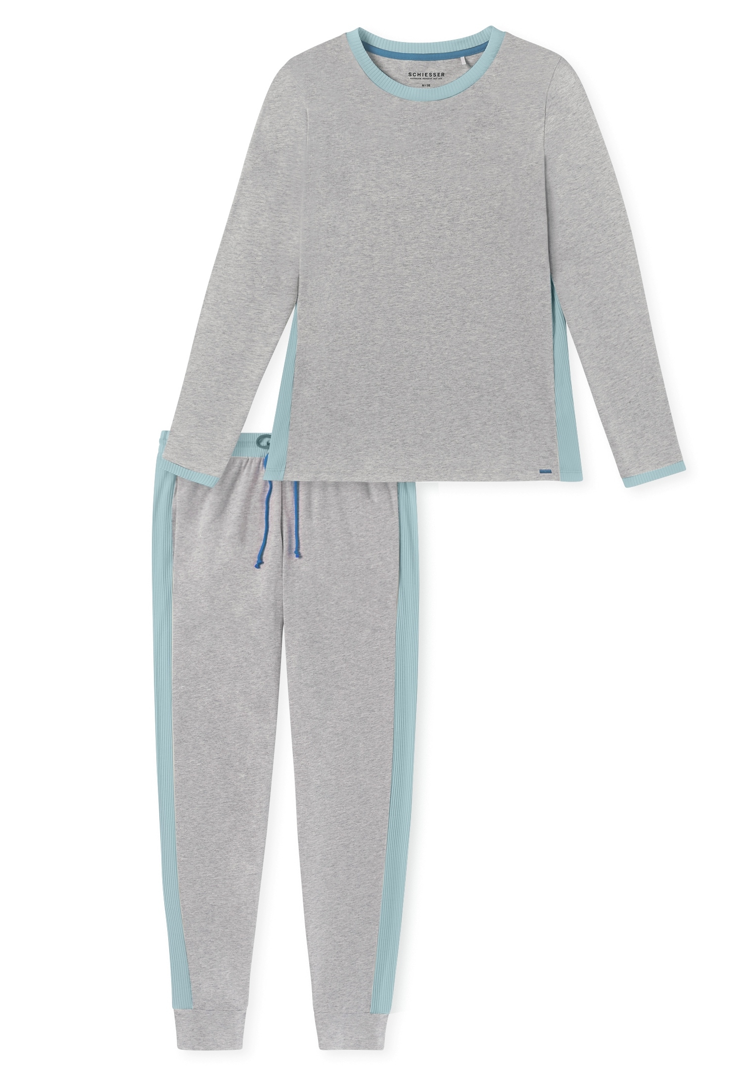 Schiesser Pyjama »"Casual Nightwear"«, (2 tlg.), mit lässigem Loose-Fit-Schnitt