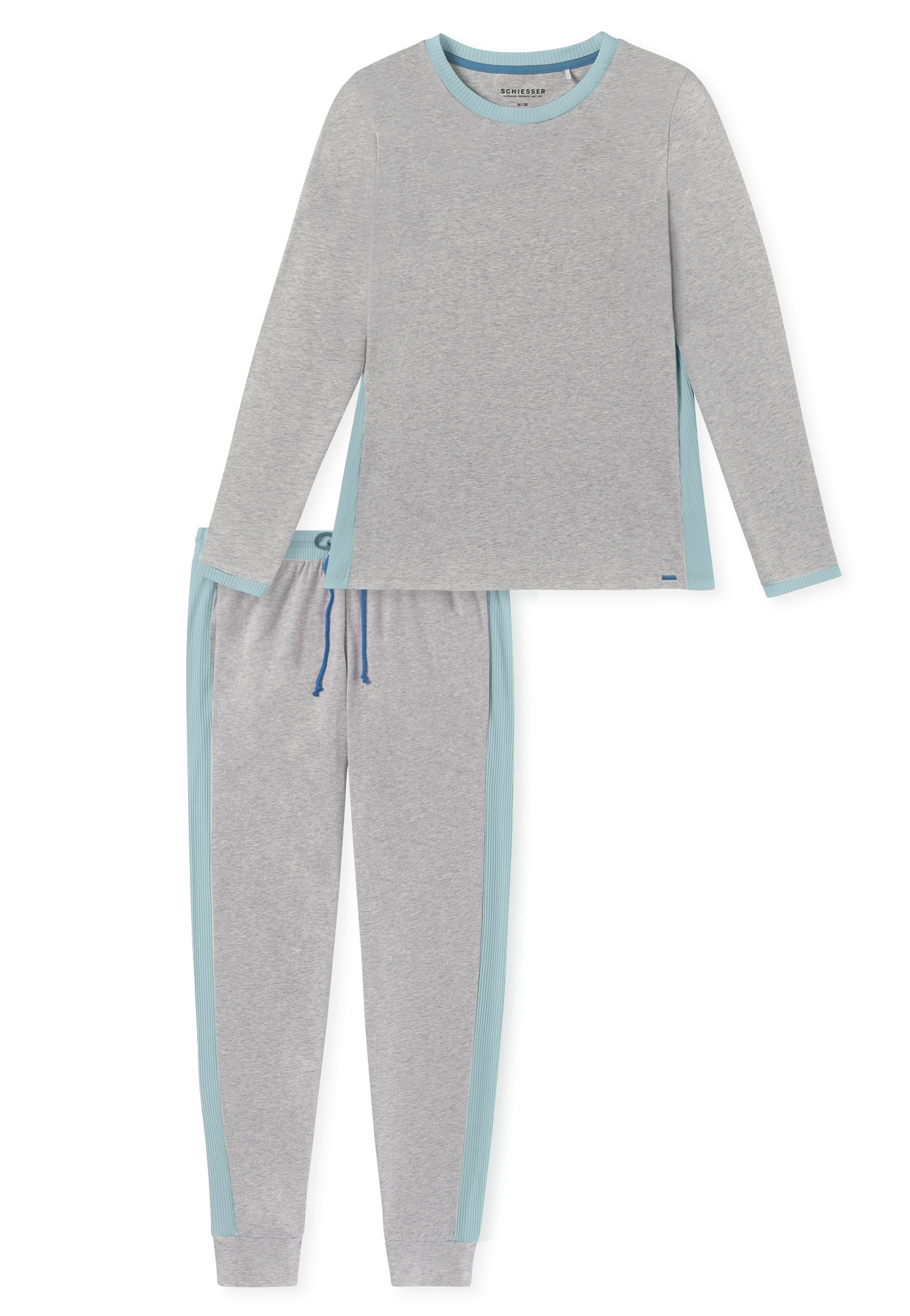 Schiesser Pyjama »"Casual Nightwear"«, (2 tlg.), lässiger Loose-Fit-Schnitt