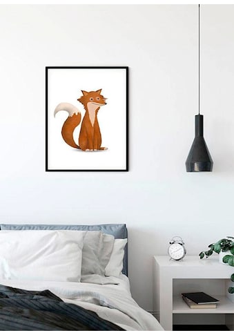 Poster »Cute Animal Fox«, Tiere, (1 St.)
