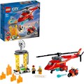LEGO® Konstruktionsspielsteine »Feuerwehrhubschrauber (60281), LEGO® City Fire«, (212 St.), Made in Europe