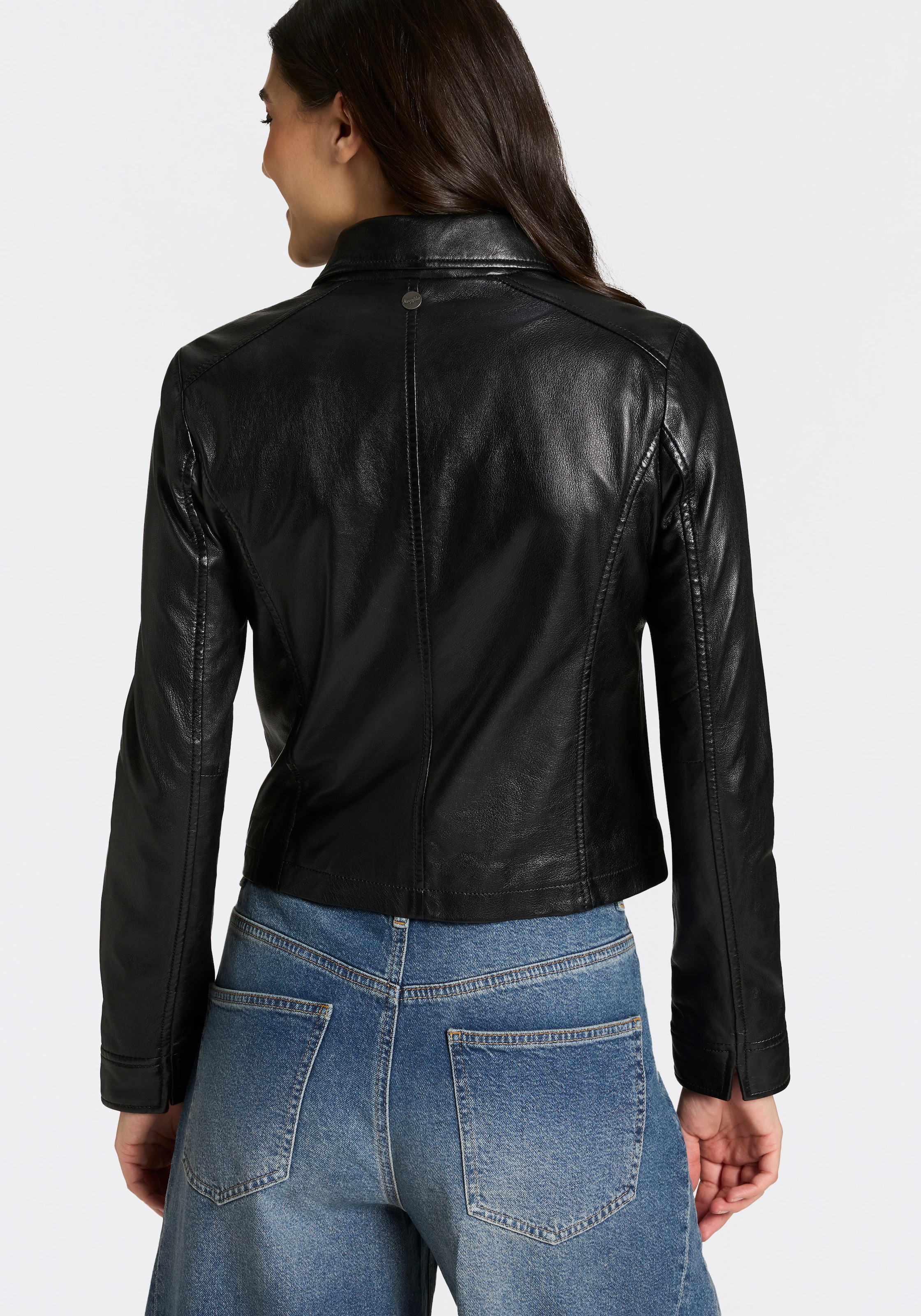 Mauritius Lederjacke »MWZimonna OT« mit Umlegekragen