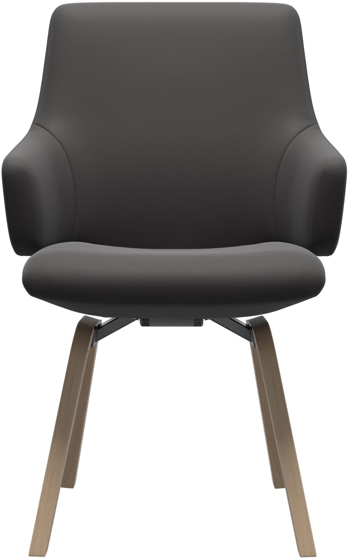 Stressless® Polsterstuhl »Laurel«, Leder PALOMA, Low Back mit Armlehne, Größe L, mit schräggestellten Beinen in Eiche
