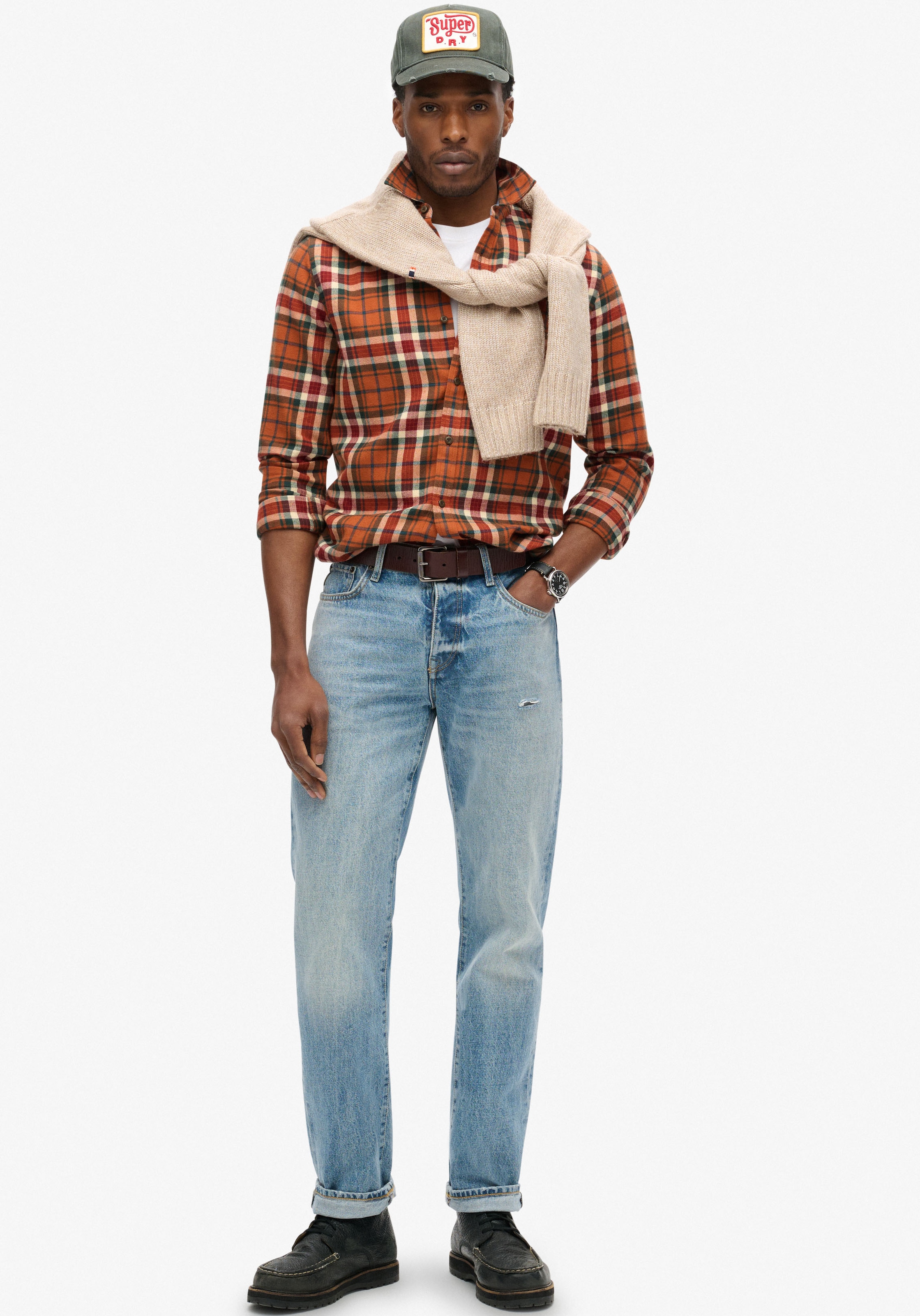 Superdry Langarmhemd »Organic Cotton Lumberjack Check Shirt«