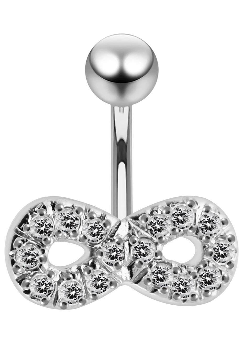 Bauchnabelpiercing »Schmuck Geschenk Piercing Silber 925 Körperschmuck Endless...