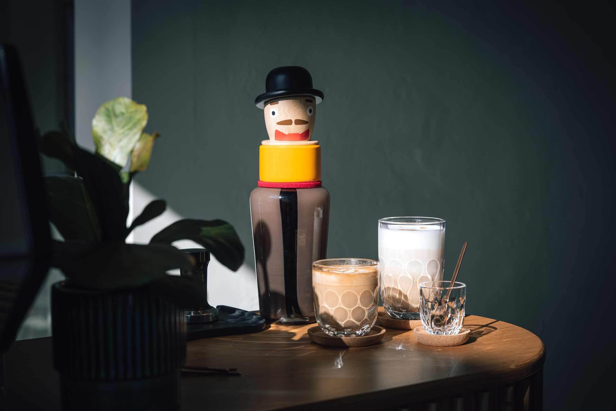 LEONARDO Latte-Macchiato-Glas »Latte Macchiato Gläser (3) Gocce 390 ml 6er Set transparent«