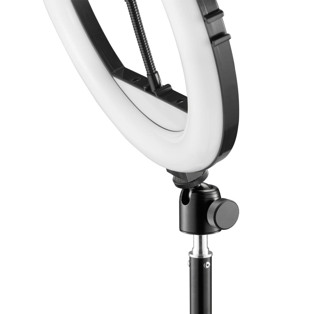 Hama Ringlicht »Handy-Ringlicht mit Stativ für Selfies, Videos (210 cm, 160 LED, 12")«