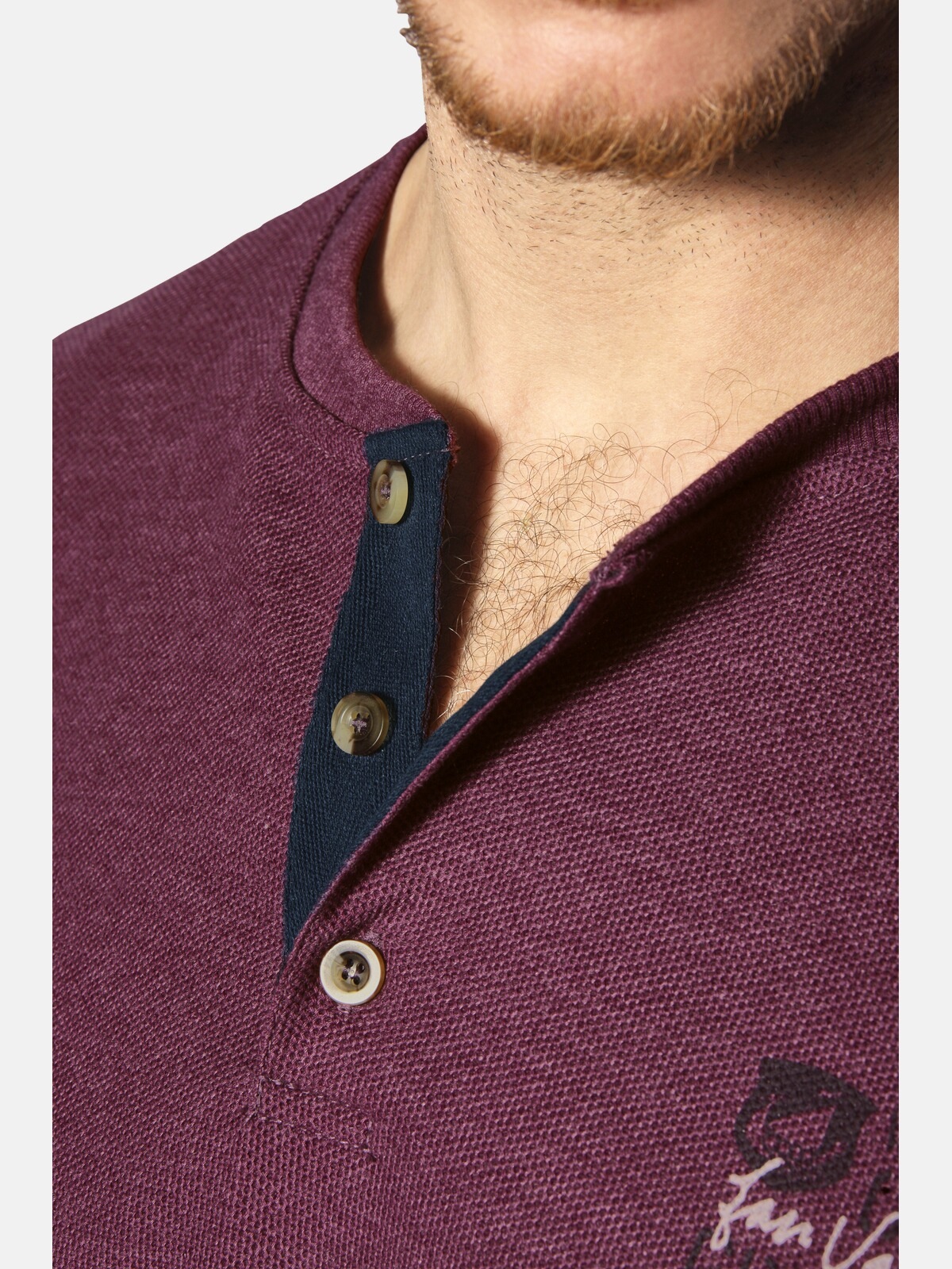 Jan Vanderstorm Langarm-Poloshirt »Langarmshirt IVOR«