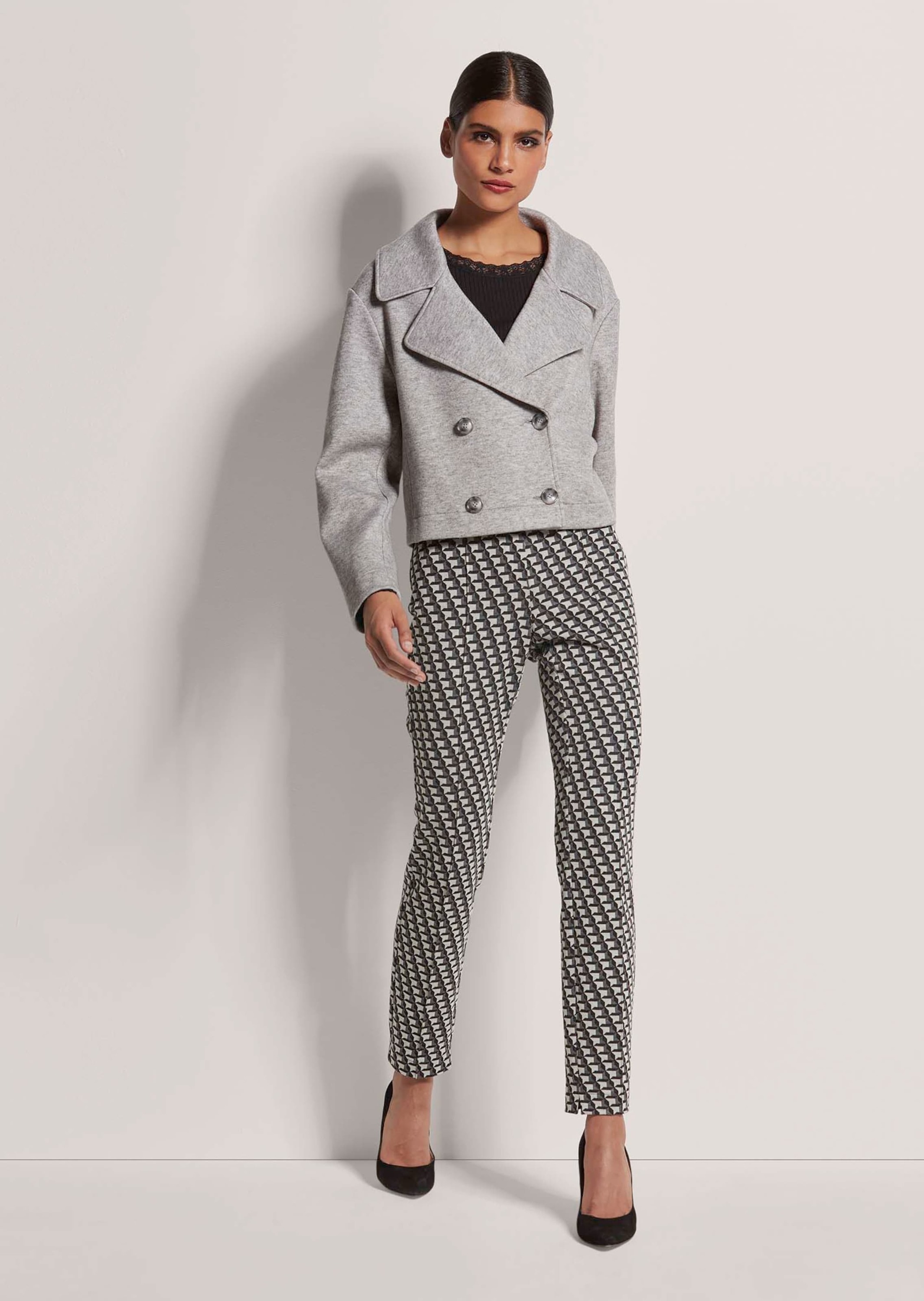 MADELEINE Jerseyblazer »Blazer Zweireihiger Kurzblazer«