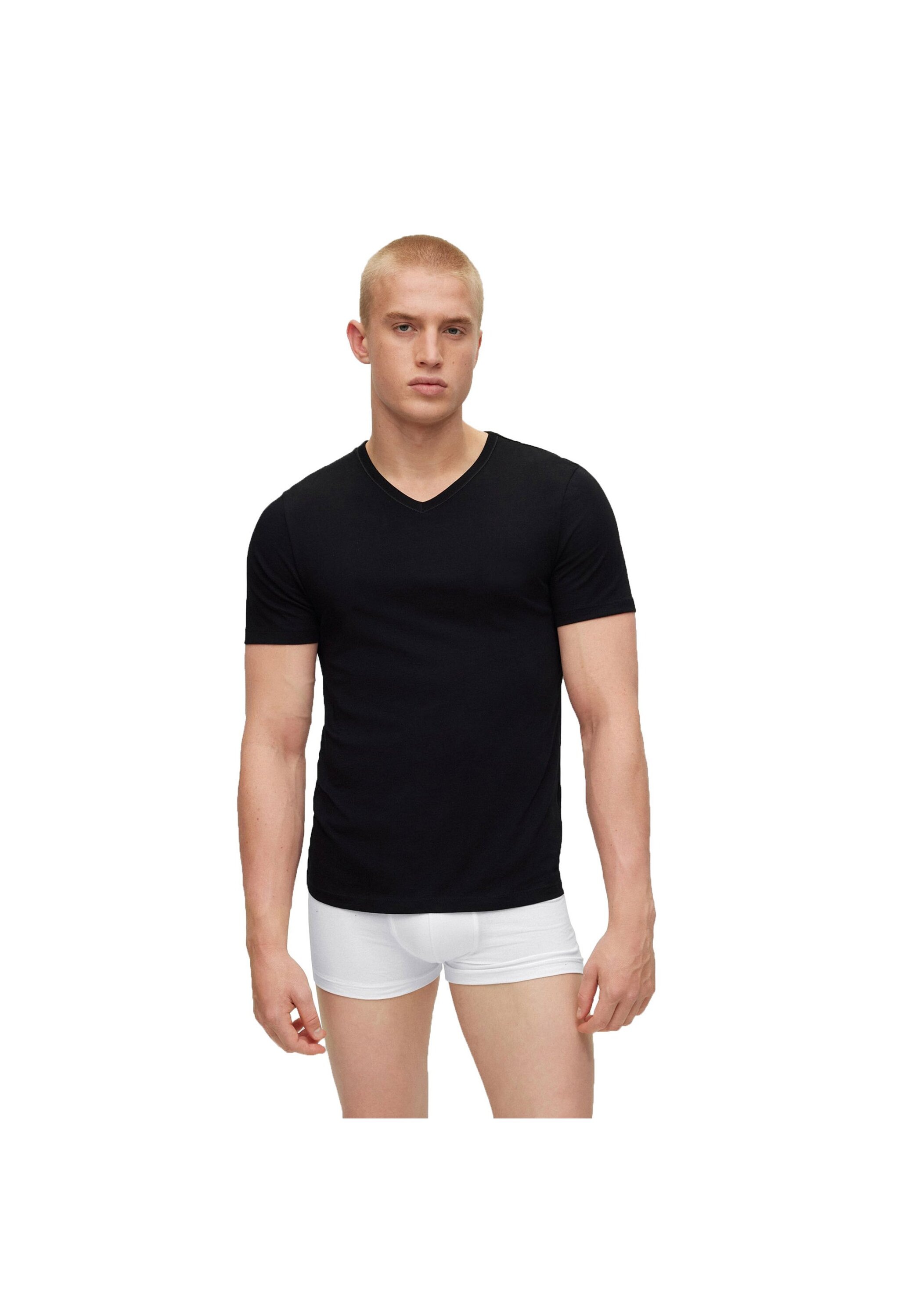BOSS Unterhemd »Unterhemd TShirtVN 2P Modern 4er Pack«