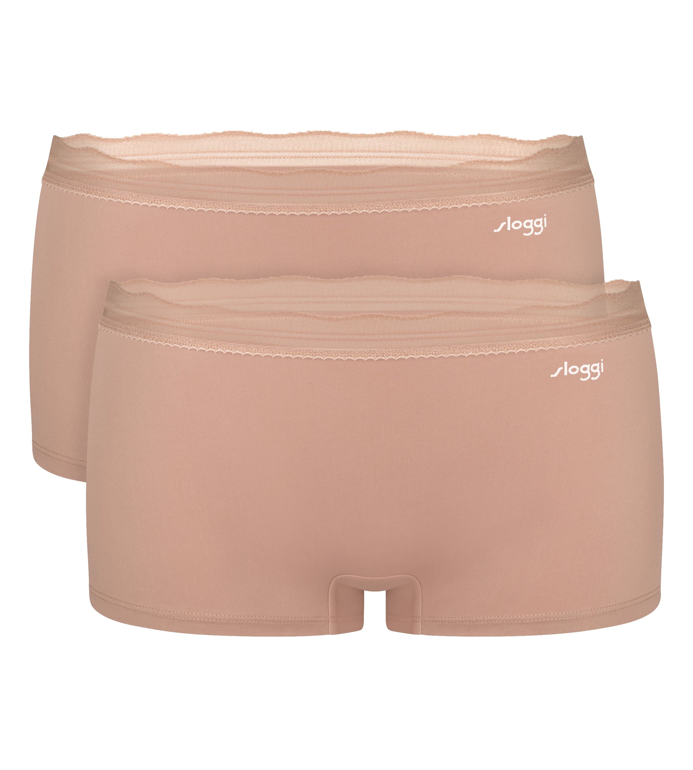 sloggi Panty »GO Blush Short 2P« mit Spitzendetails