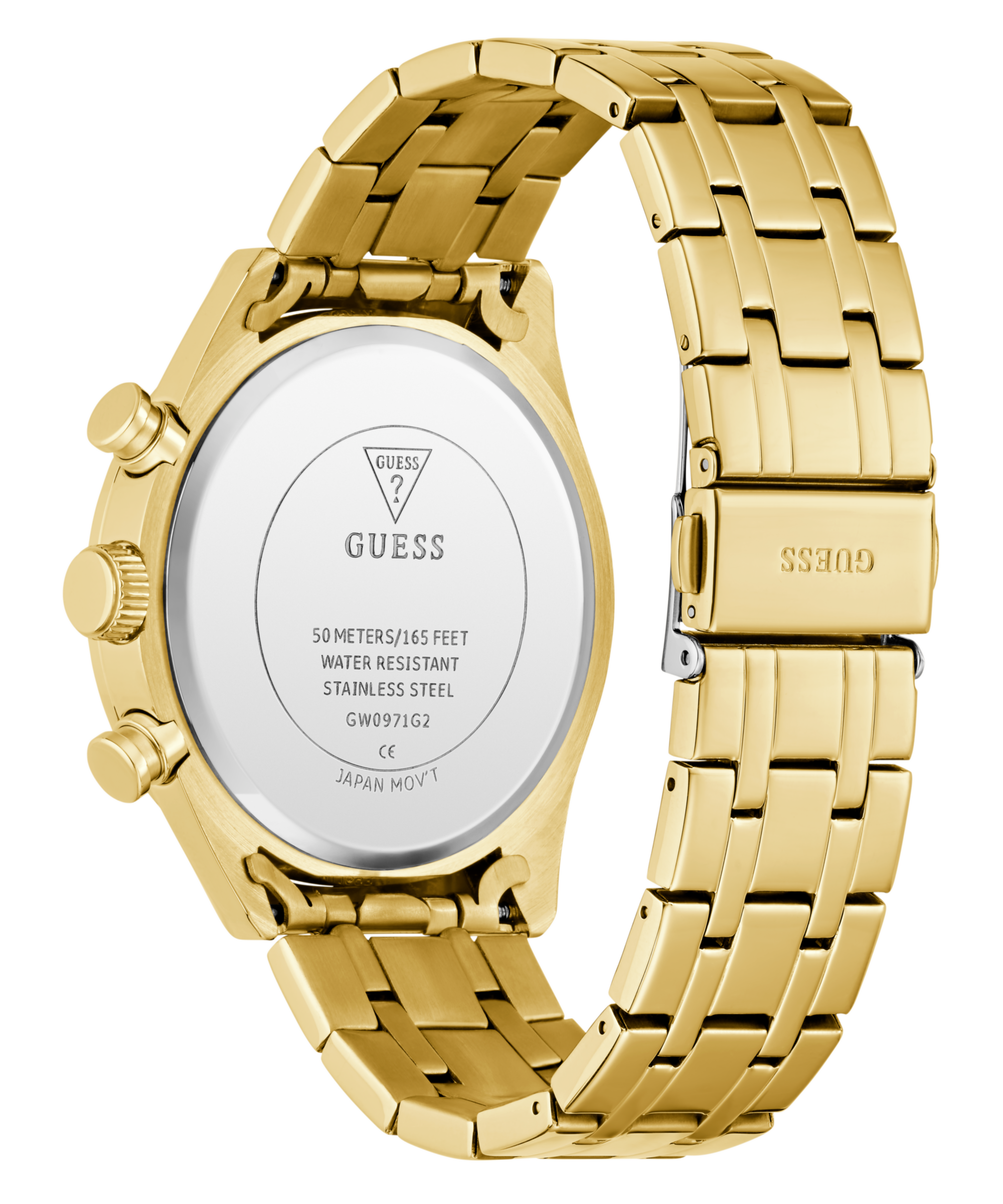 Guess Multifunktionsuhr »DAWSON« Quarzuhr, Armbanduhr, Herrenuhr, Edelstahlarmband