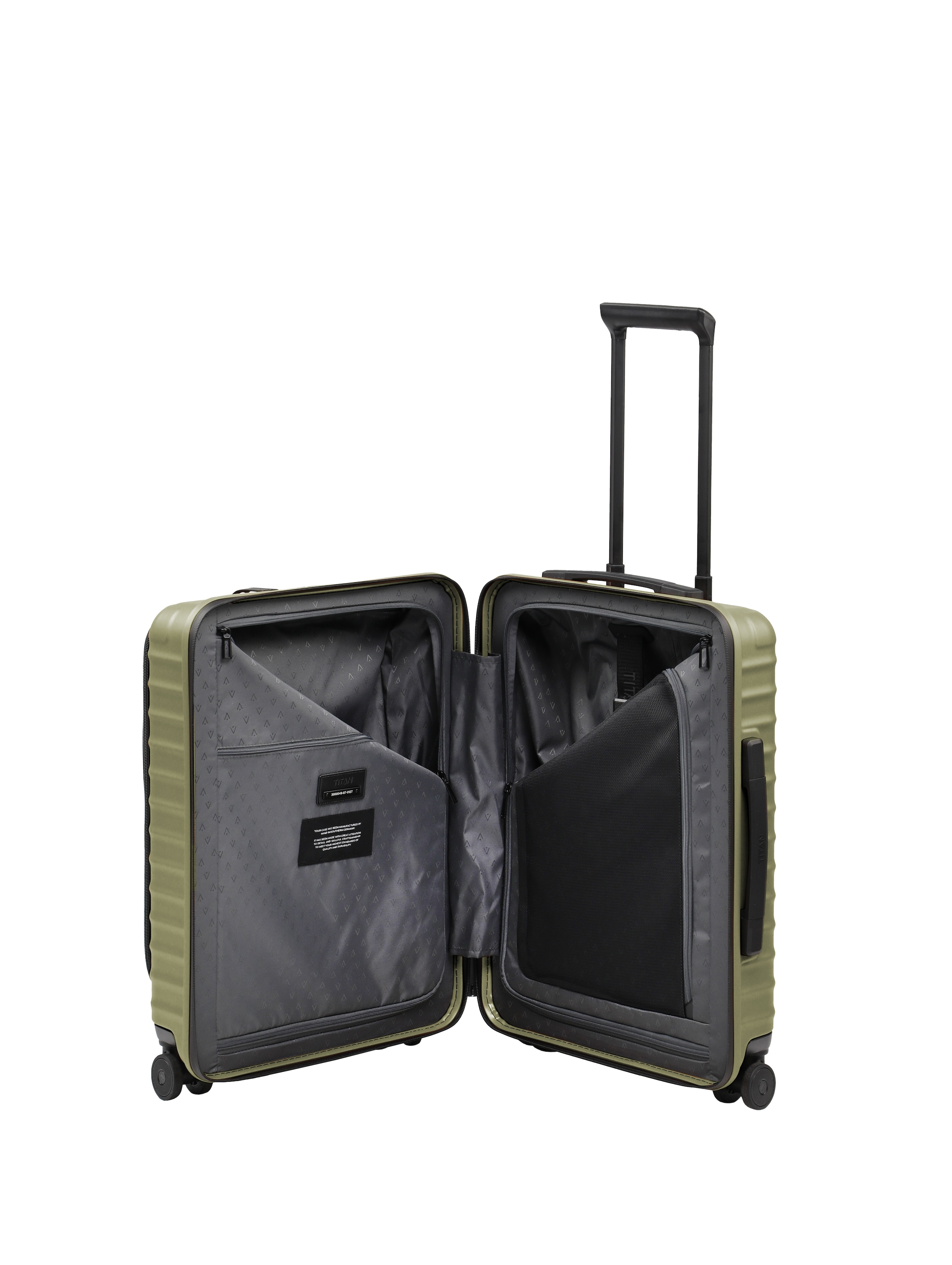 TITAN - Made in Germany Trolley »UPGRADE Koffer Hartschale« 38 l 4 Rollen mit kratzresistenter Oberfläche und cleverer Innenaufteilung