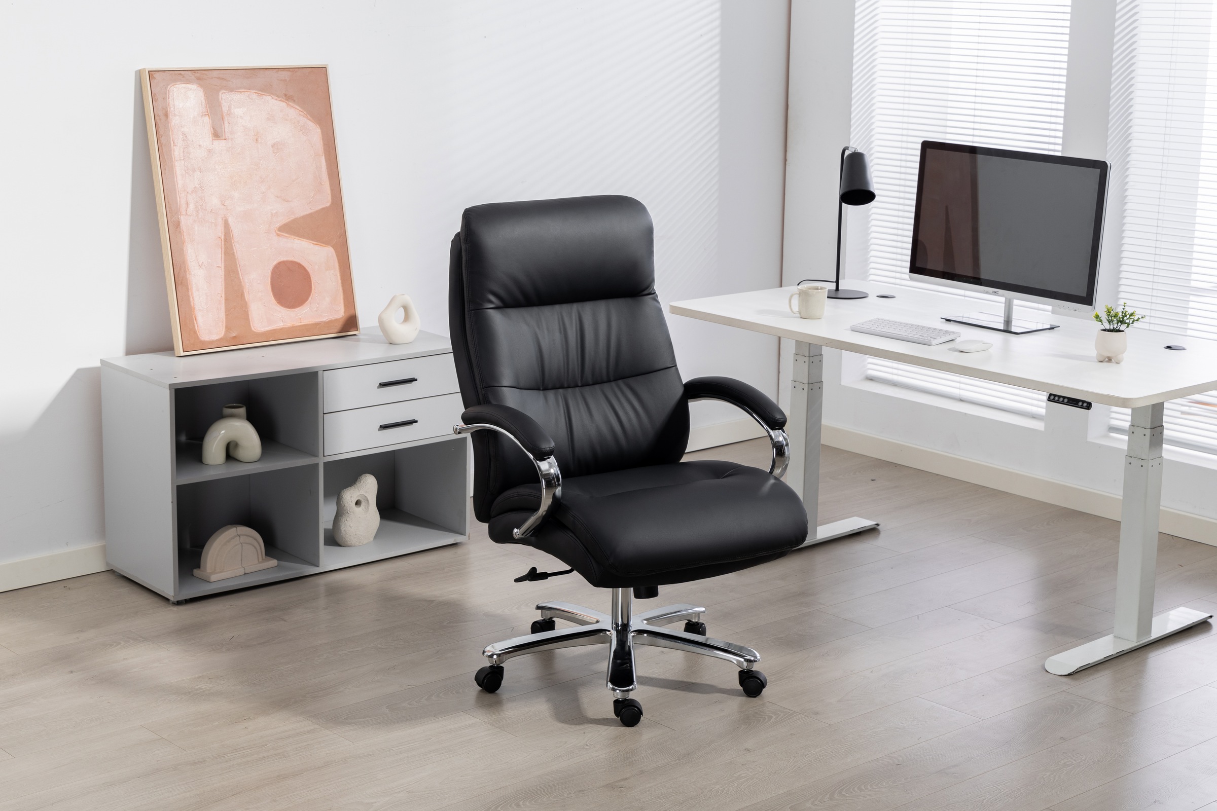 Duo Collection Chefsessel »Chefsessel Federico 180 kg« () Kunstleder Federkern, bis 180 kg, robust