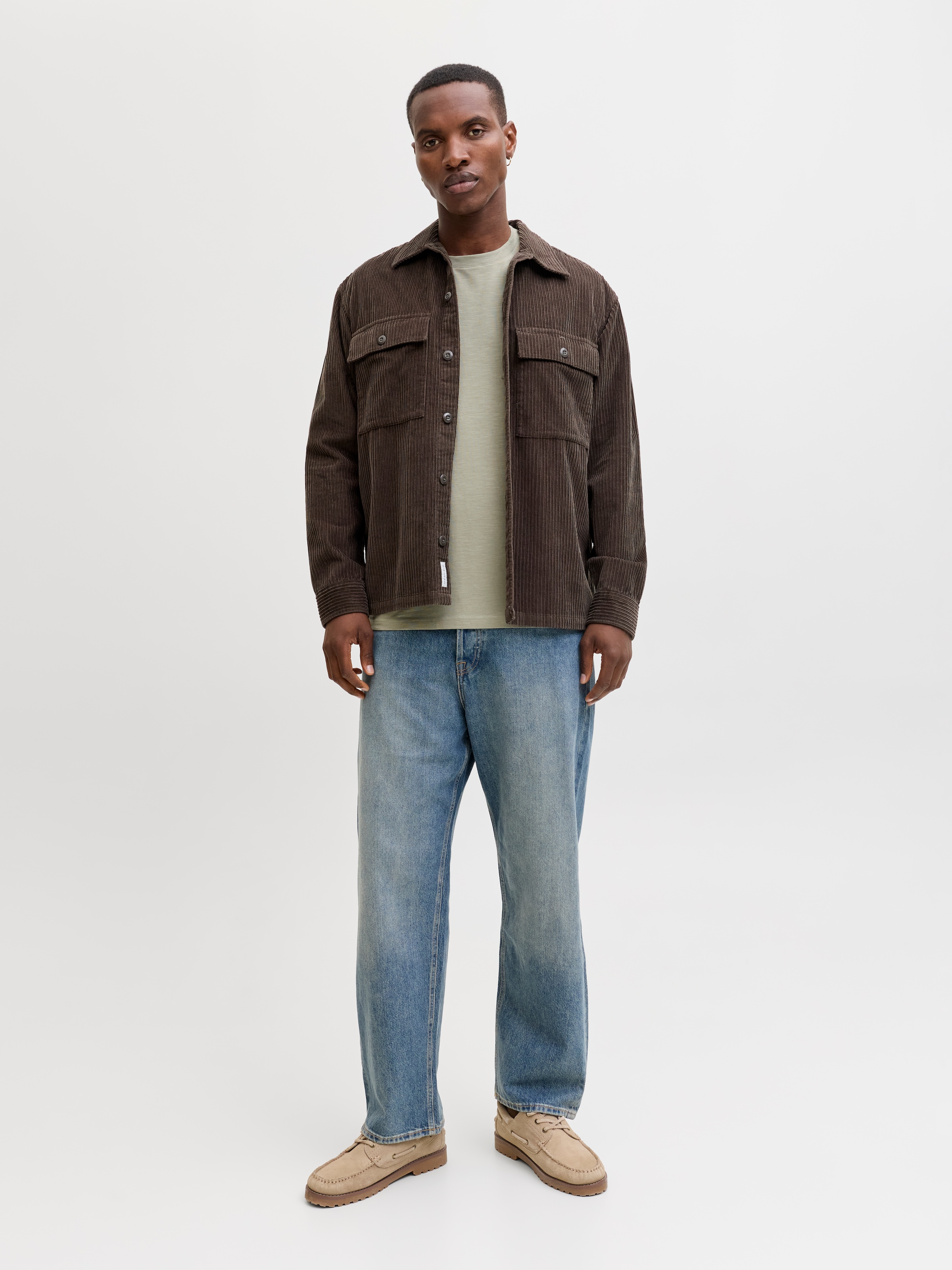 Jack & Jones Kurzarmshirt »JJEDOVER SLUB TEE SS NOOS« Baumwollmischung, relaxed fit