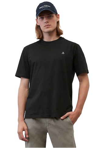 T-Shirt, Logo-T-Shirt, shaped aus Bio-Baumwolle