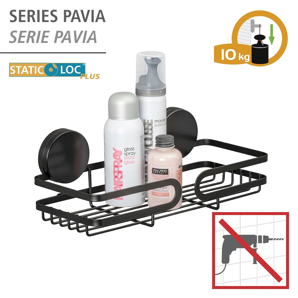 WENKO Duschablage »Static-Loc® Plus Pavia«