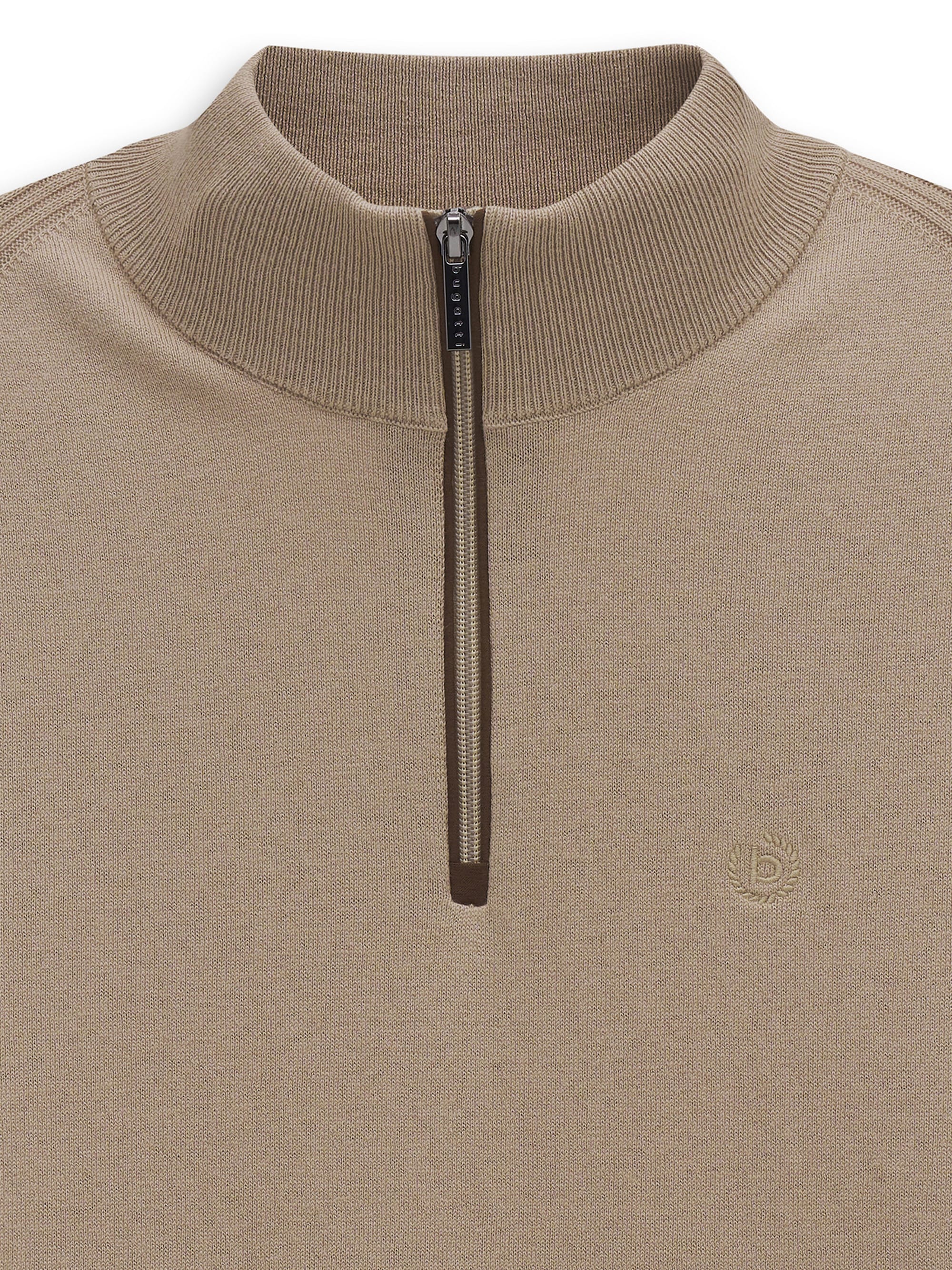 bugatti Troyer »Regular Fit« Regular Fit Baumwolle-Kaschmir Stehkragen