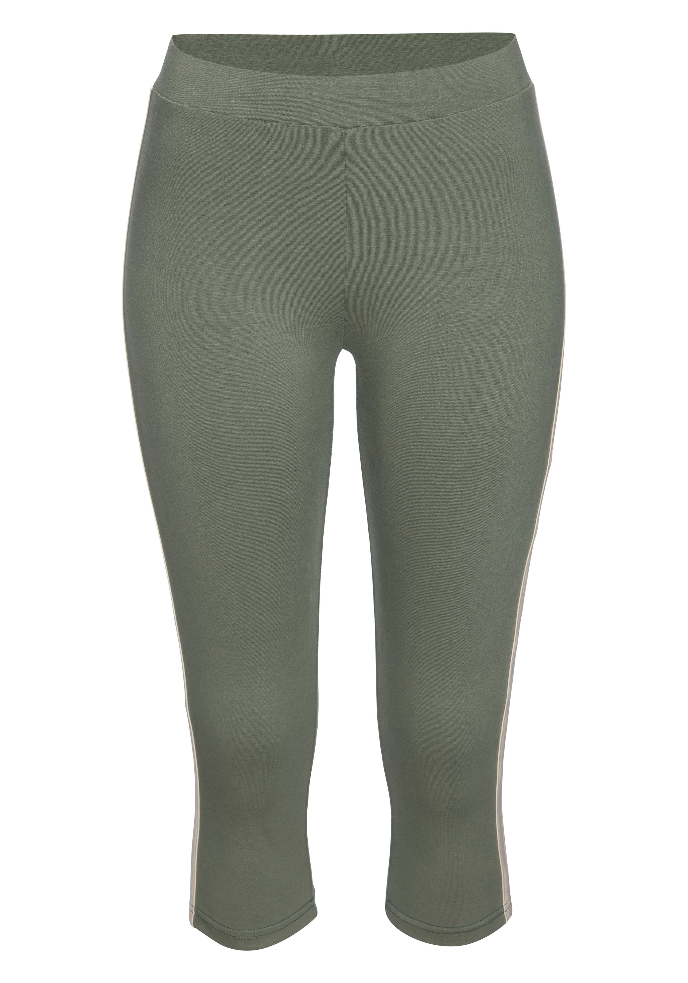 H.I.S Caprileggings, mit schmalen Seitenstreifen
