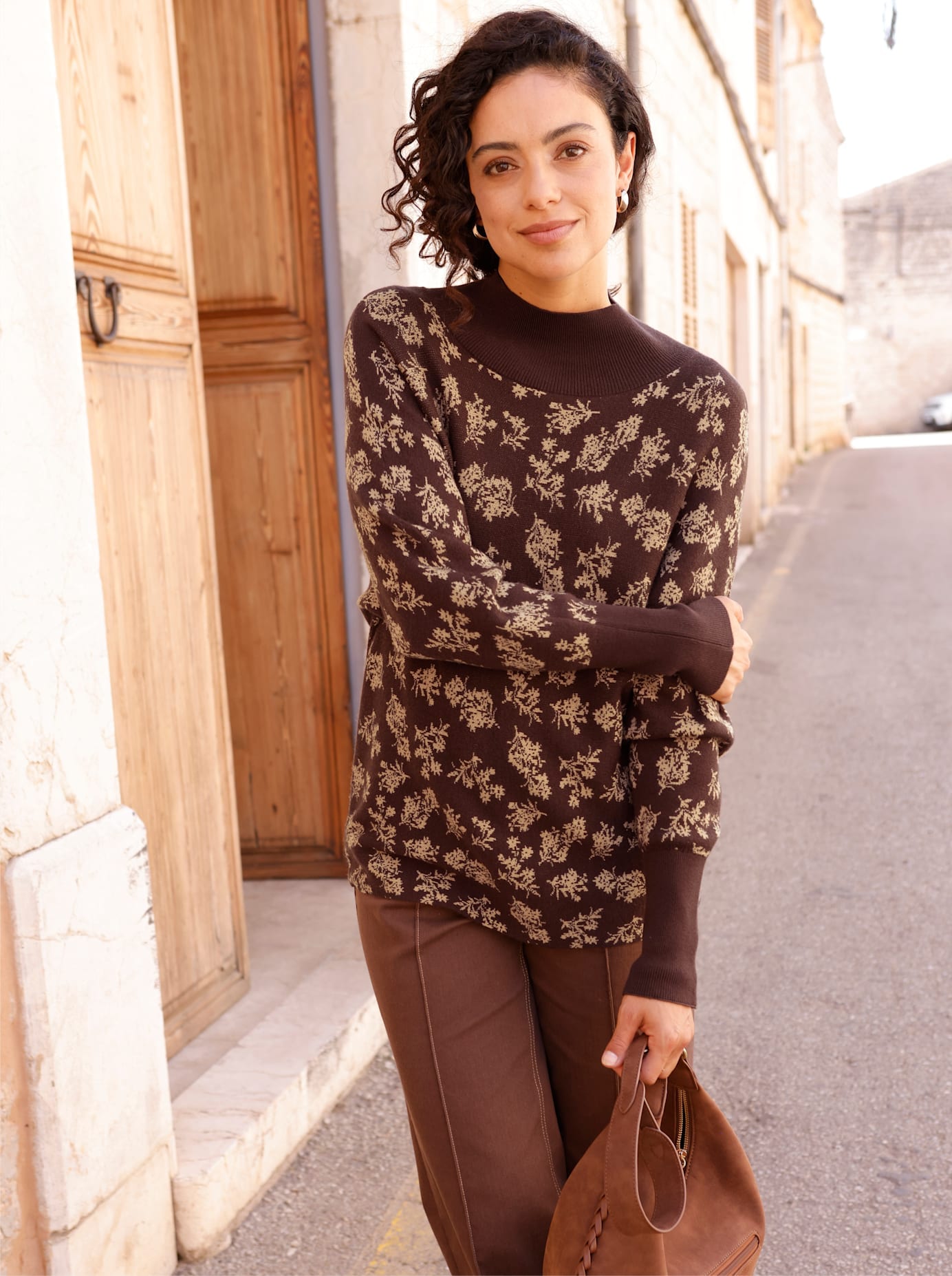 Inspirationen Stehkragenpullover »Rollkragen-Pullover«