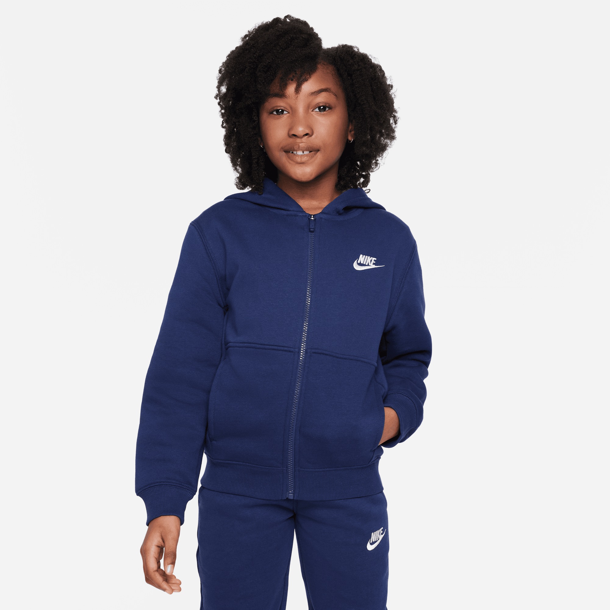 Nike Sportswear Trainingsanzug »CLUB FLEECE BIG KIDS' FULL-ZIP TRACKSUIT«