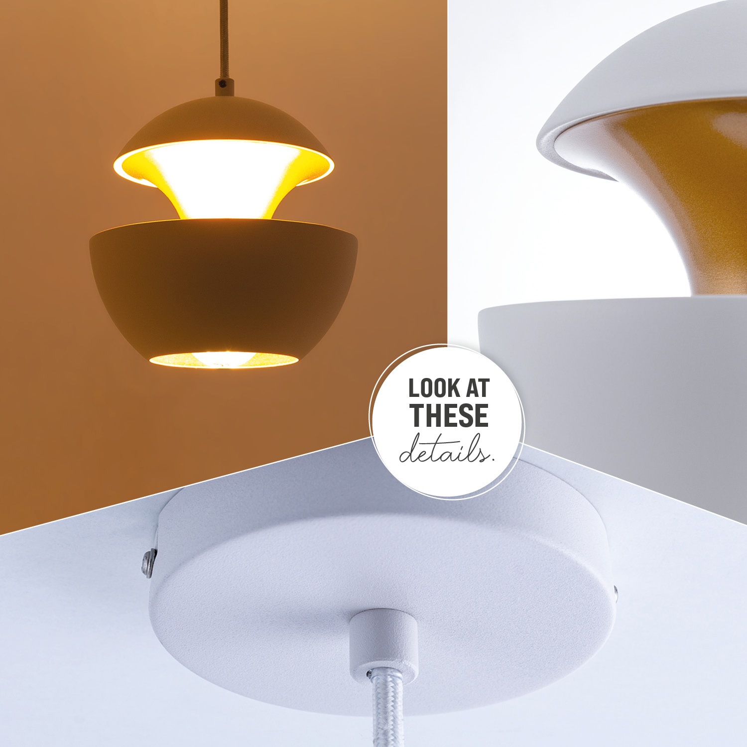 Paco Home Pendelleuchte »BEN«, 1 flammig, Leuchtmittel E27 | ohne Leuchtmittel, Hängelampe Esstischlampe 1,5m Textilkabel Kürzbar Indirektes Licht